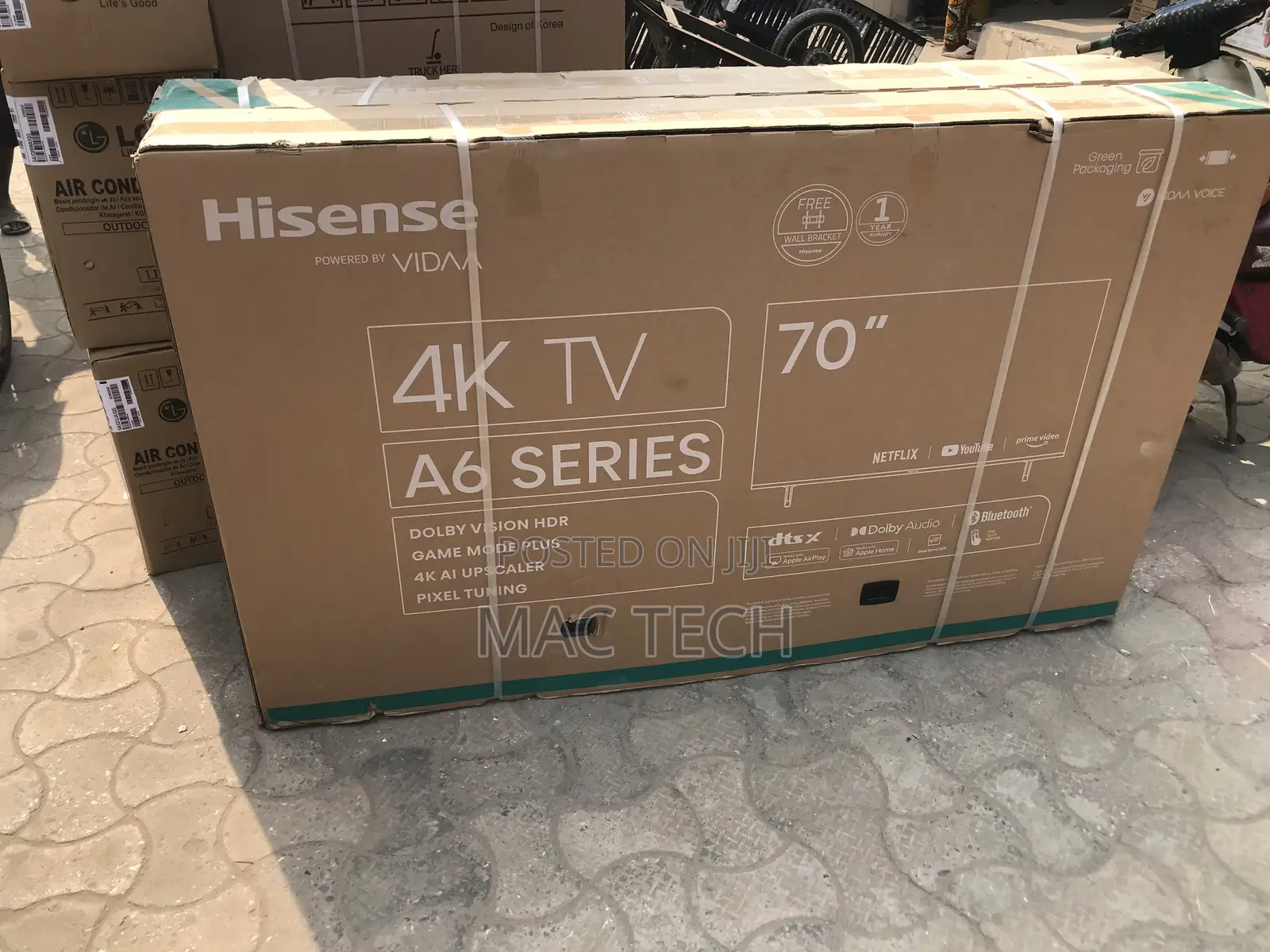 Hisense 70 Inches Smart Tv. Uhd Bluetooth
