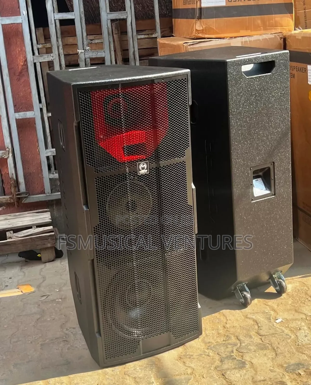 Imo-Monster 007 Dual 15" High Power 2-Way Passive Speakers
