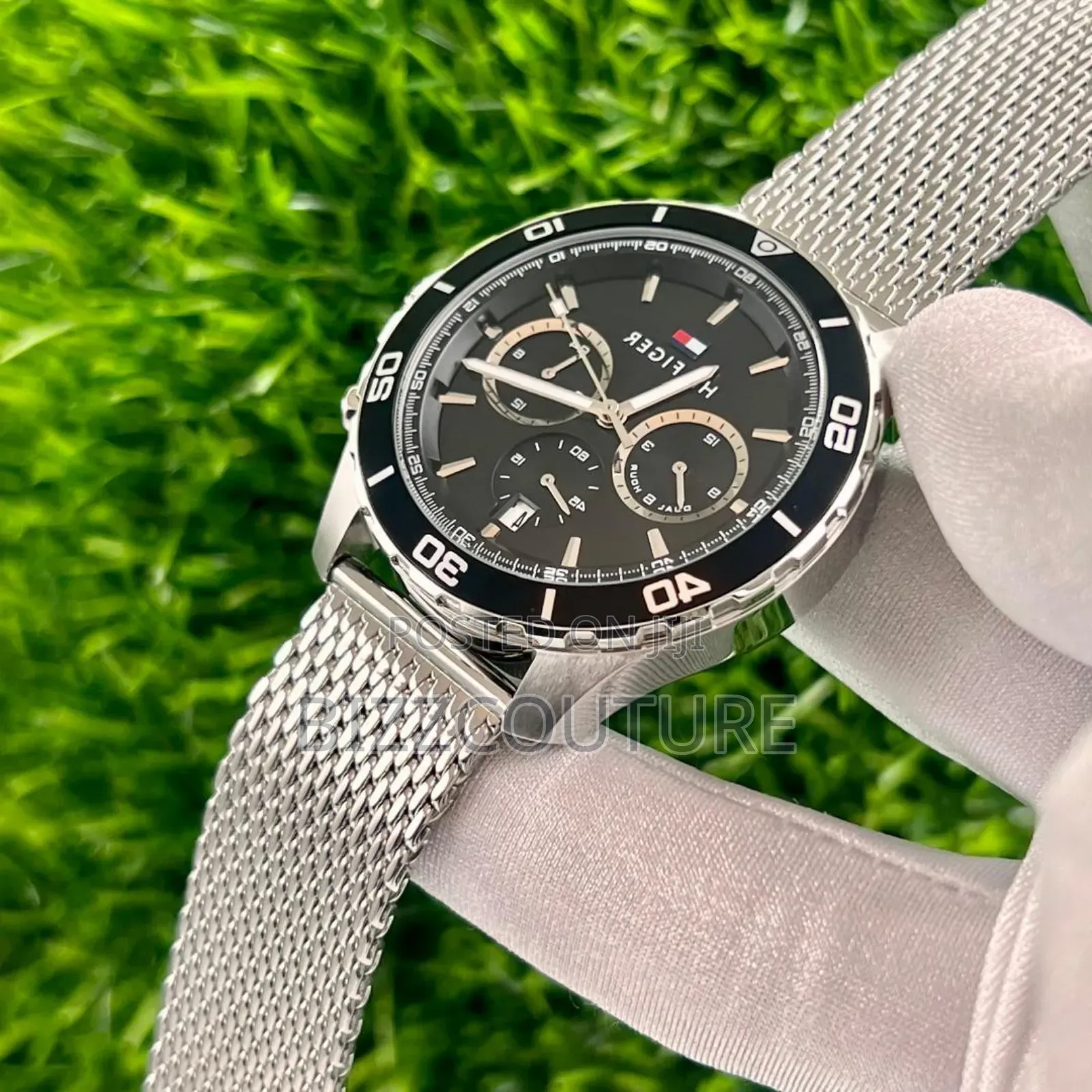 Original Tommy Hilfiger Silver Stainless Steel Watch