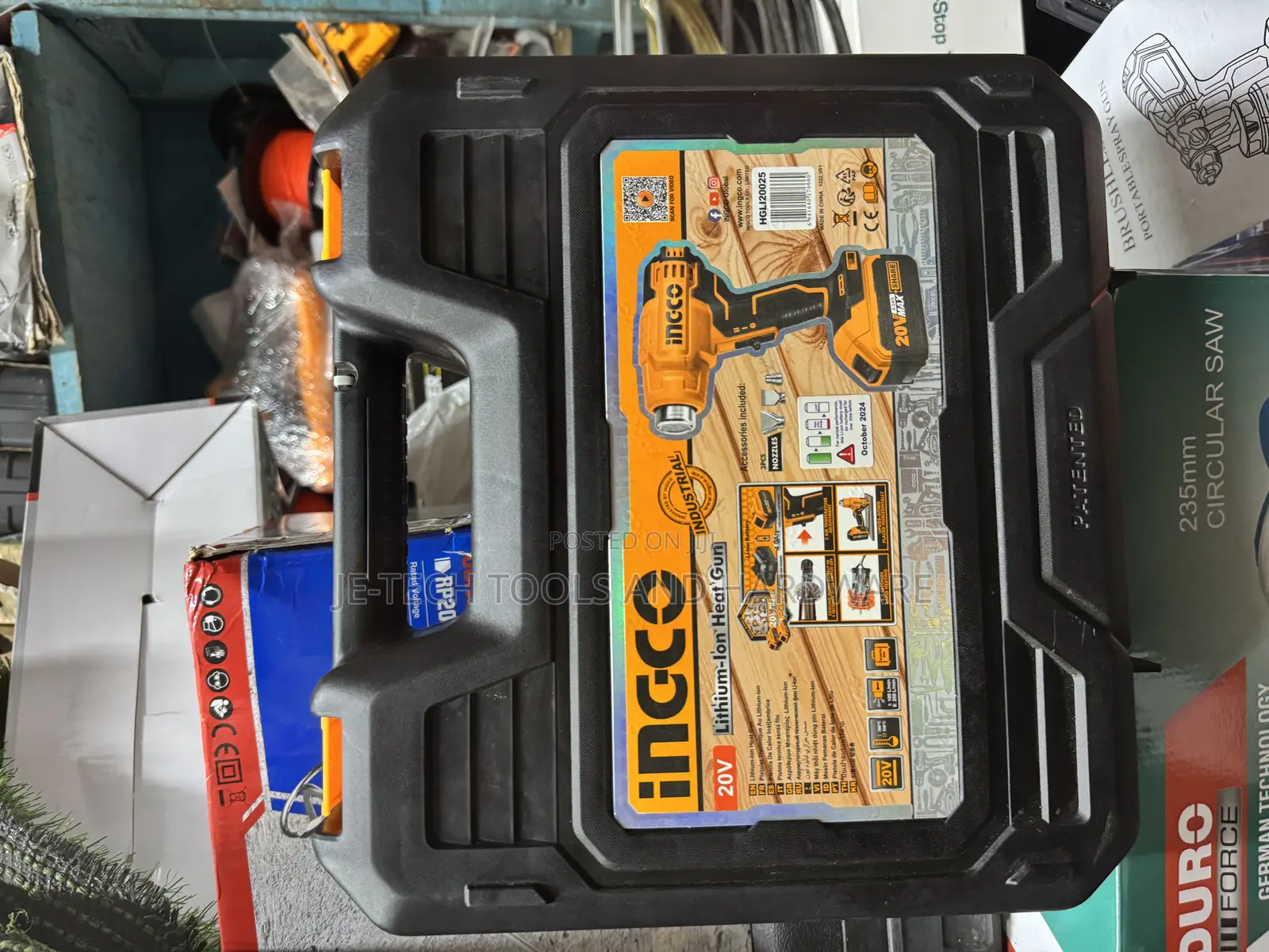 Ingco 20v Lithium-Ion Cordless Heat Gun