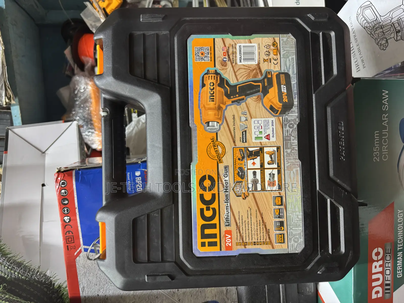Ingco 20v Lithium-Ion Cordless Heat Gun