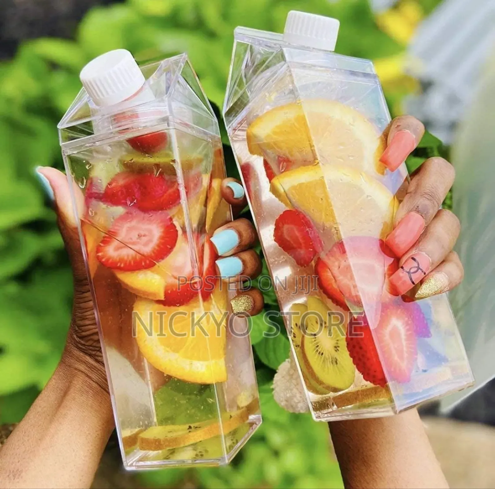 500ml To 1000ml Portable Transparent Juice/Milk Bottle