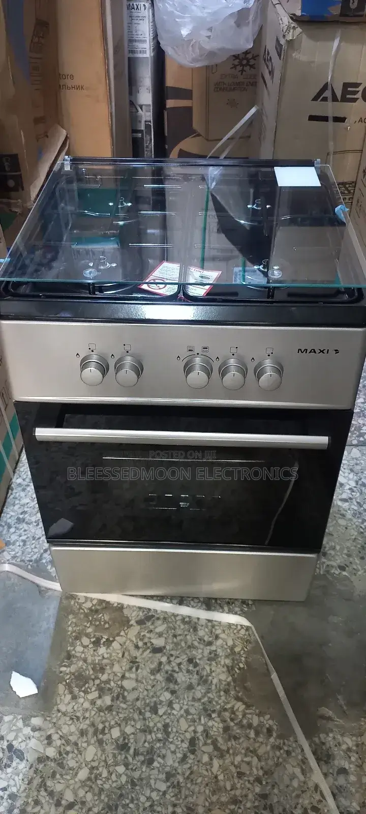 Maxi Inverter Consumption 4 Bunners Gas Cooker 60x60 4b Gas