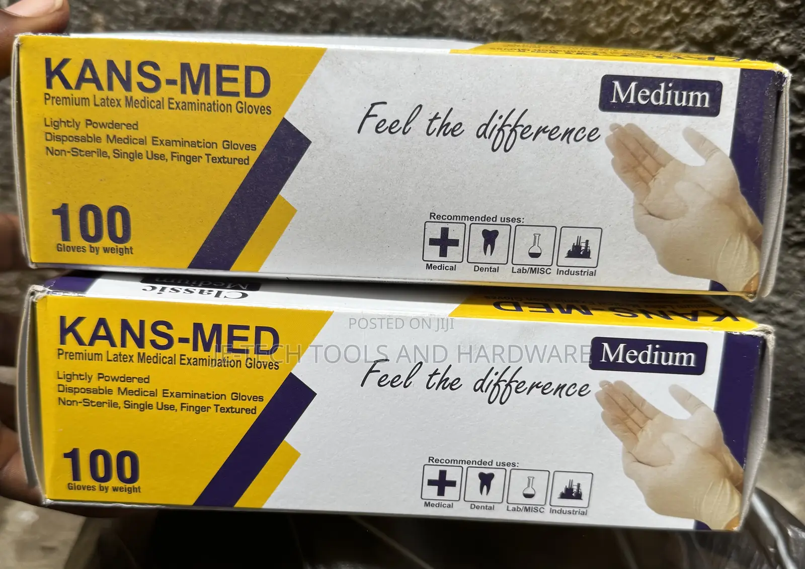 Premium Latex Medical Examination Hand Gloves Pack 50pairs