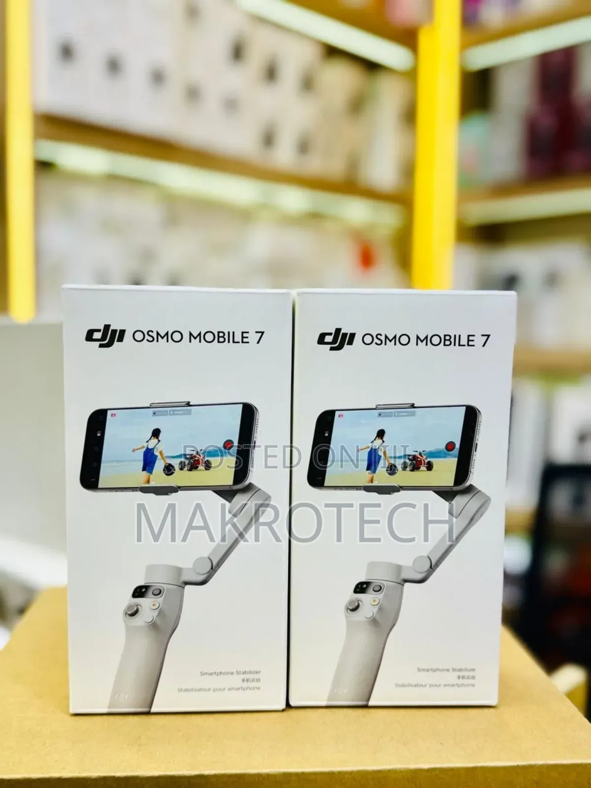 Dji Osmo Mobile 7 Gimbal Stabilizer For iPhone, Android.