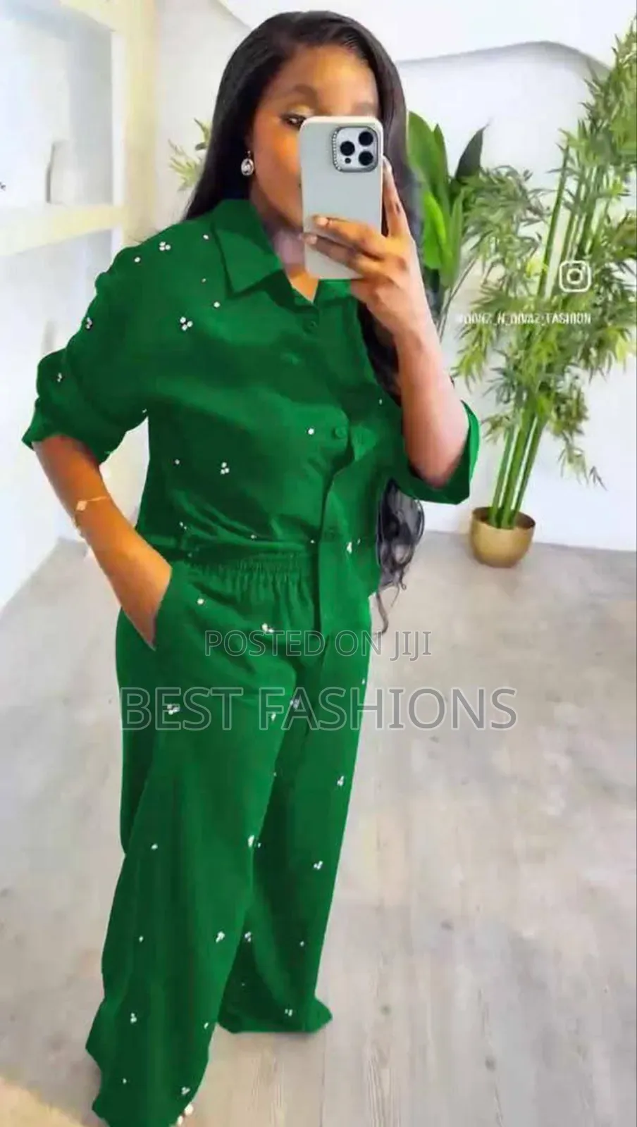 Red Ladies Luxury 2 Piece Trousers