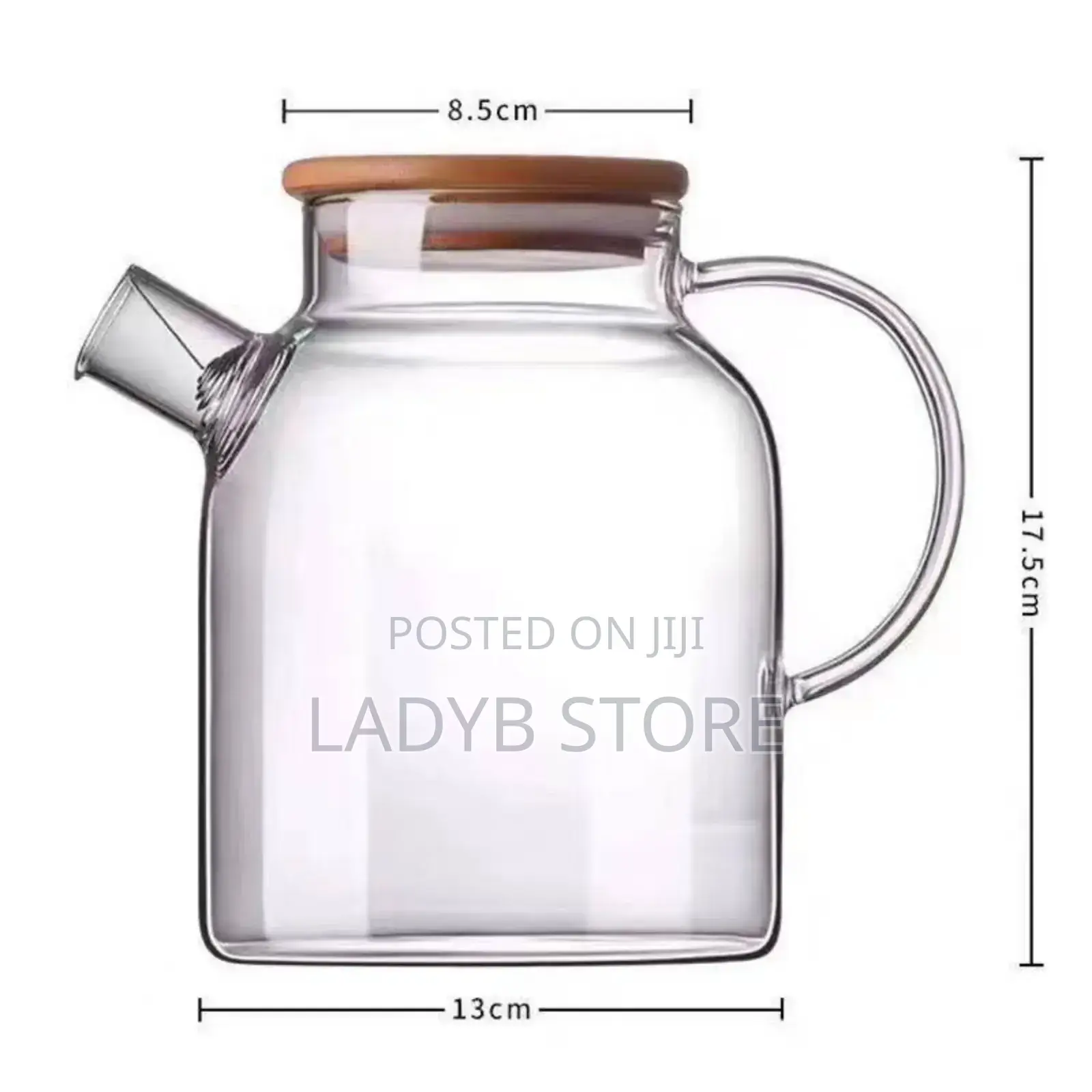 1800ml Borosilicate Glass Teapot