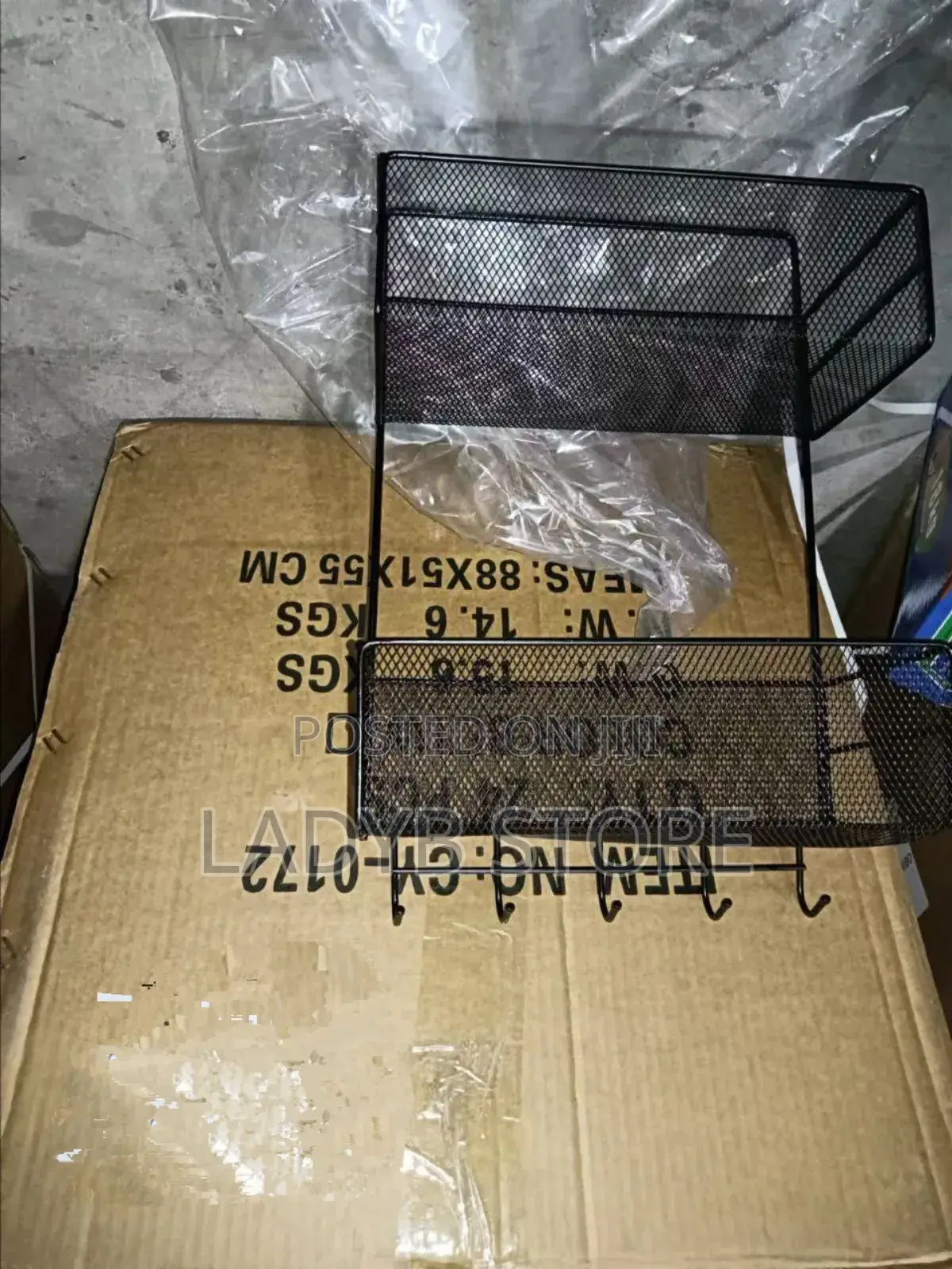 2layers Mesh Wall Rack