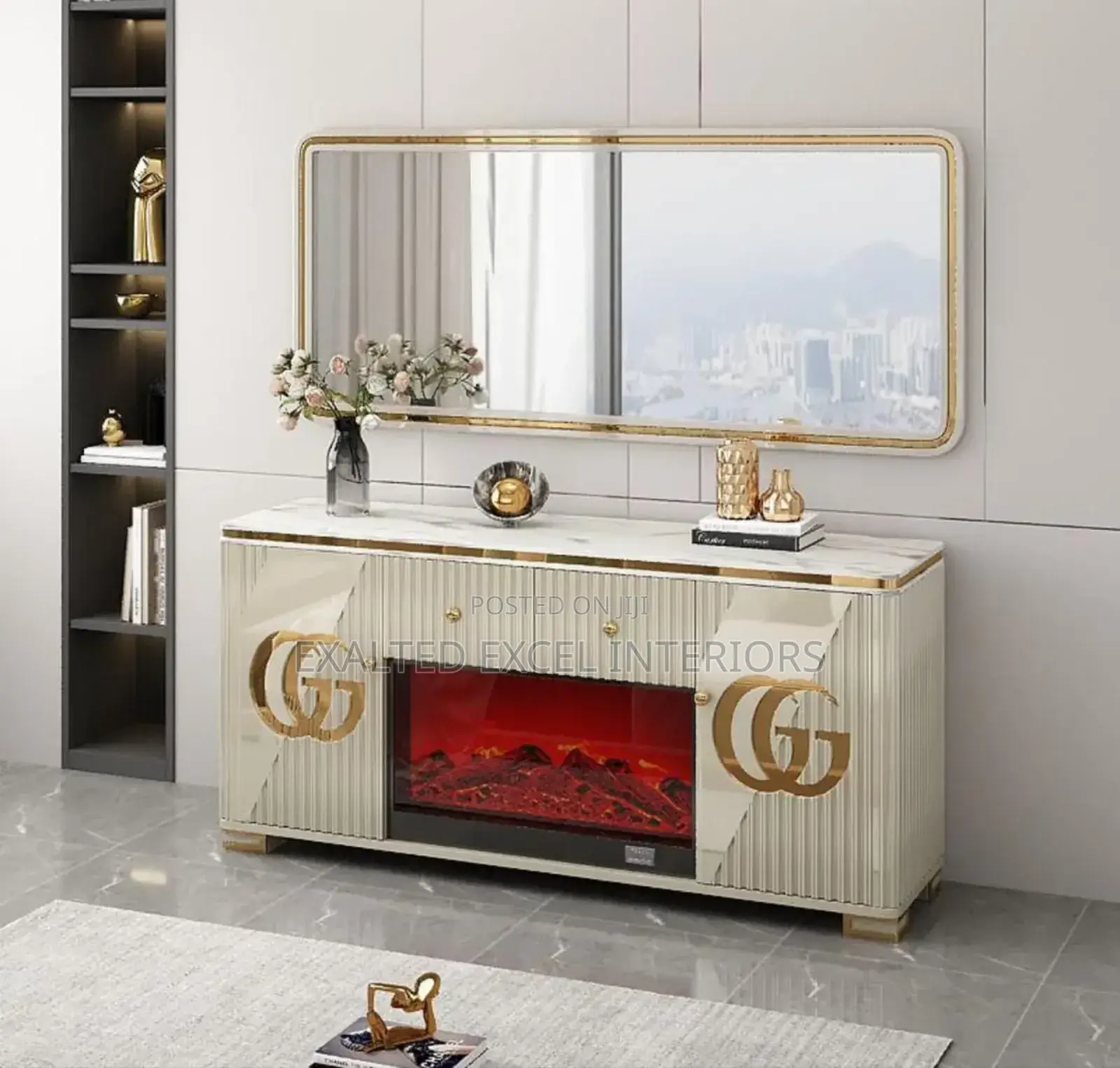Fire Frame Tv Stand