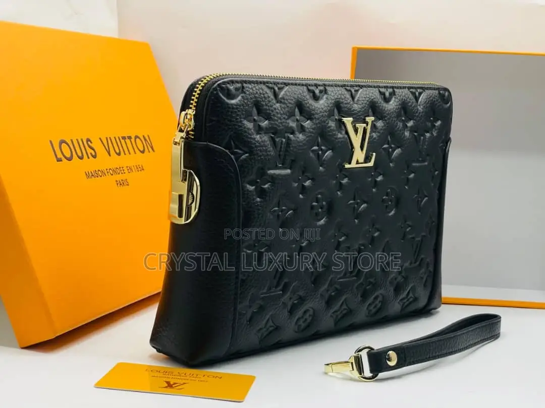 Louis Vuitton Quality Luxury Men Genuine Leather Purse