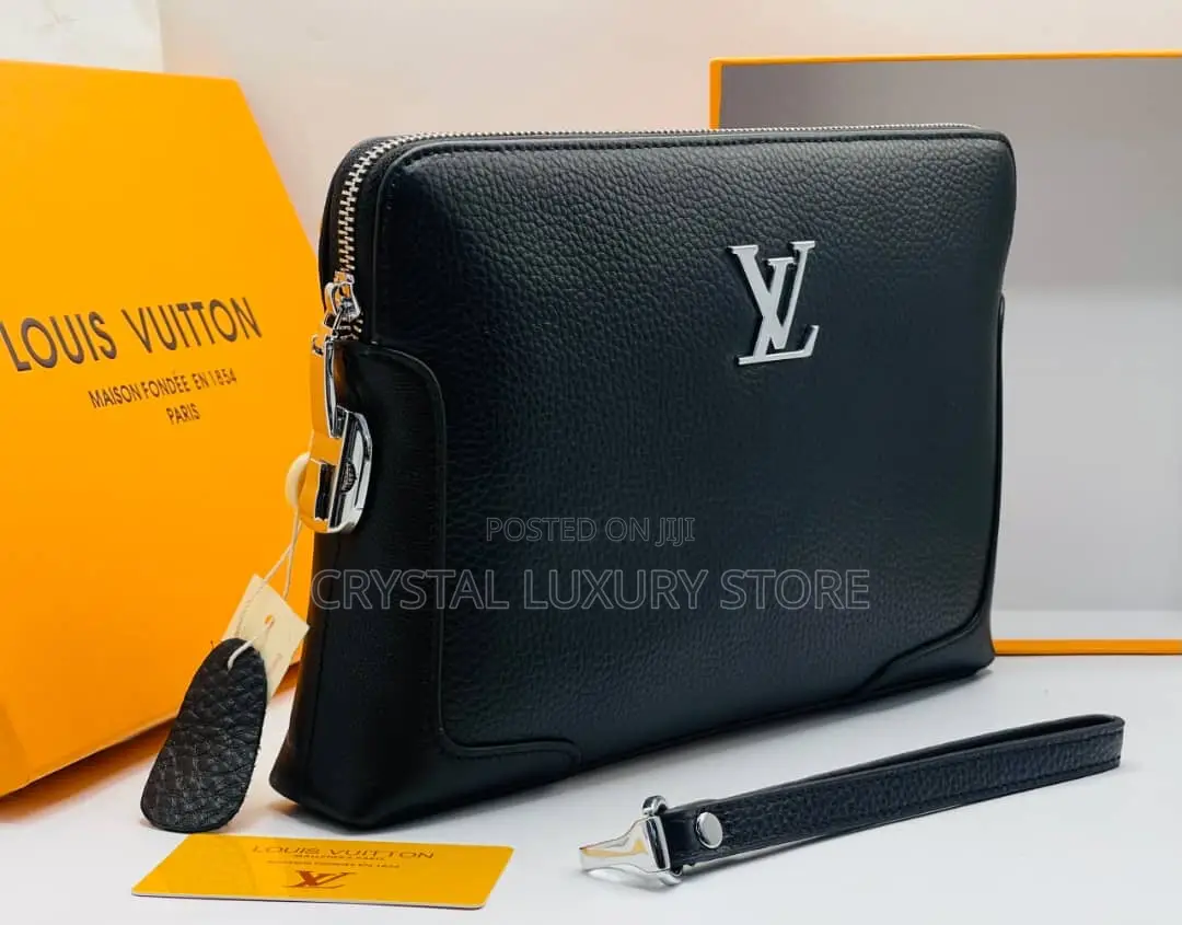 Louis Vuitton Quality Luxury Men Genuine Leather Purse