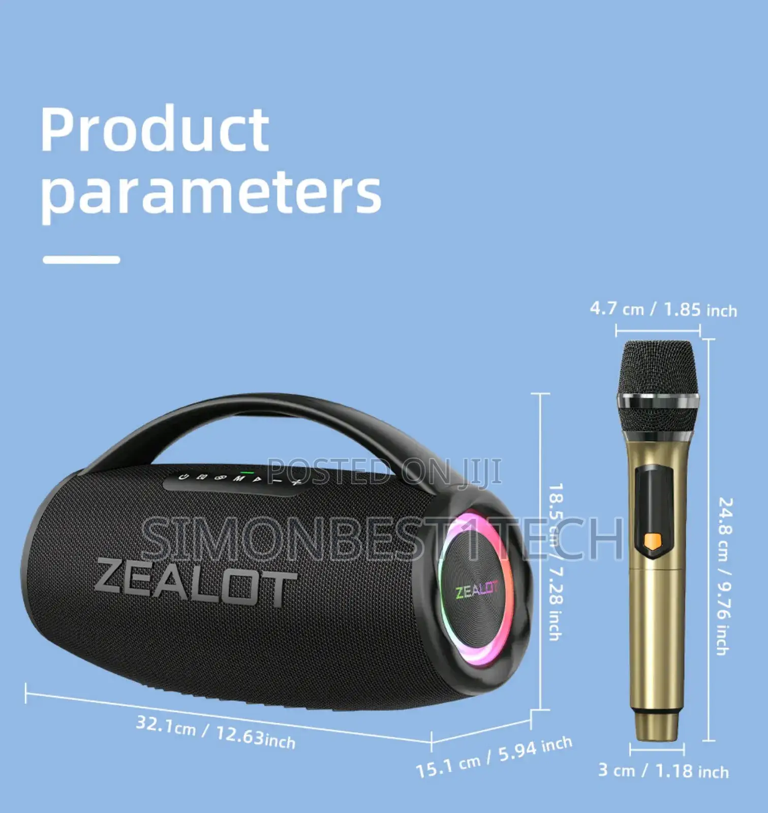 Zealot Speaker S97m 80w