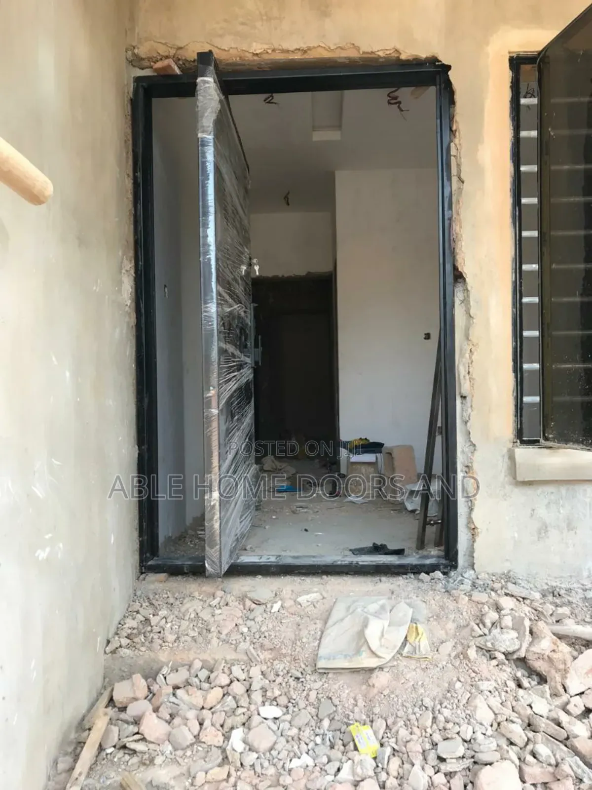 Able Home Security Pivot Door Made in Nigeria