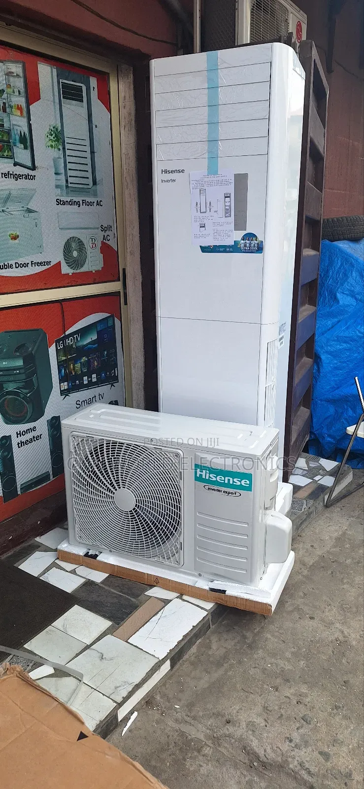 Original Hisense Inverter (2ton) Floor Ac (R410a) Copper