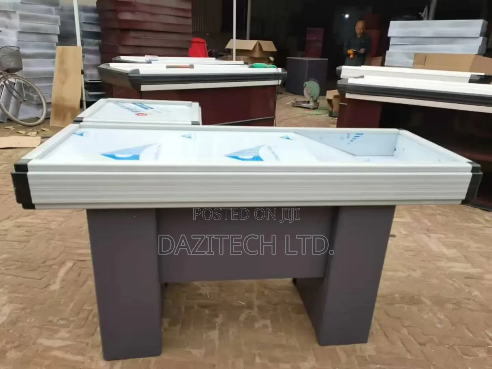 Pos System Table Stand Gray