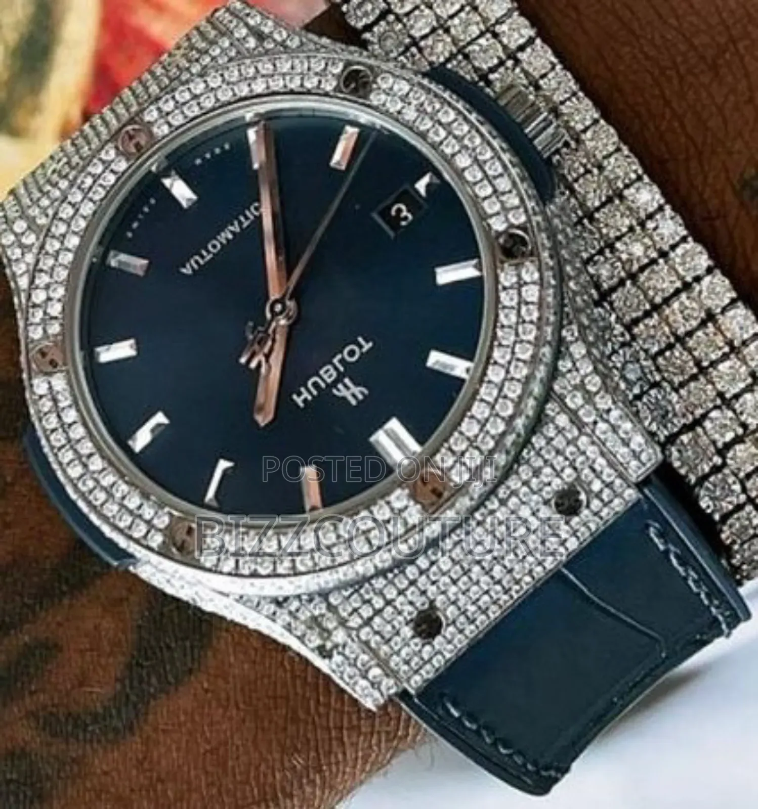 Original Hublot Blue Leather Watch Available in Store