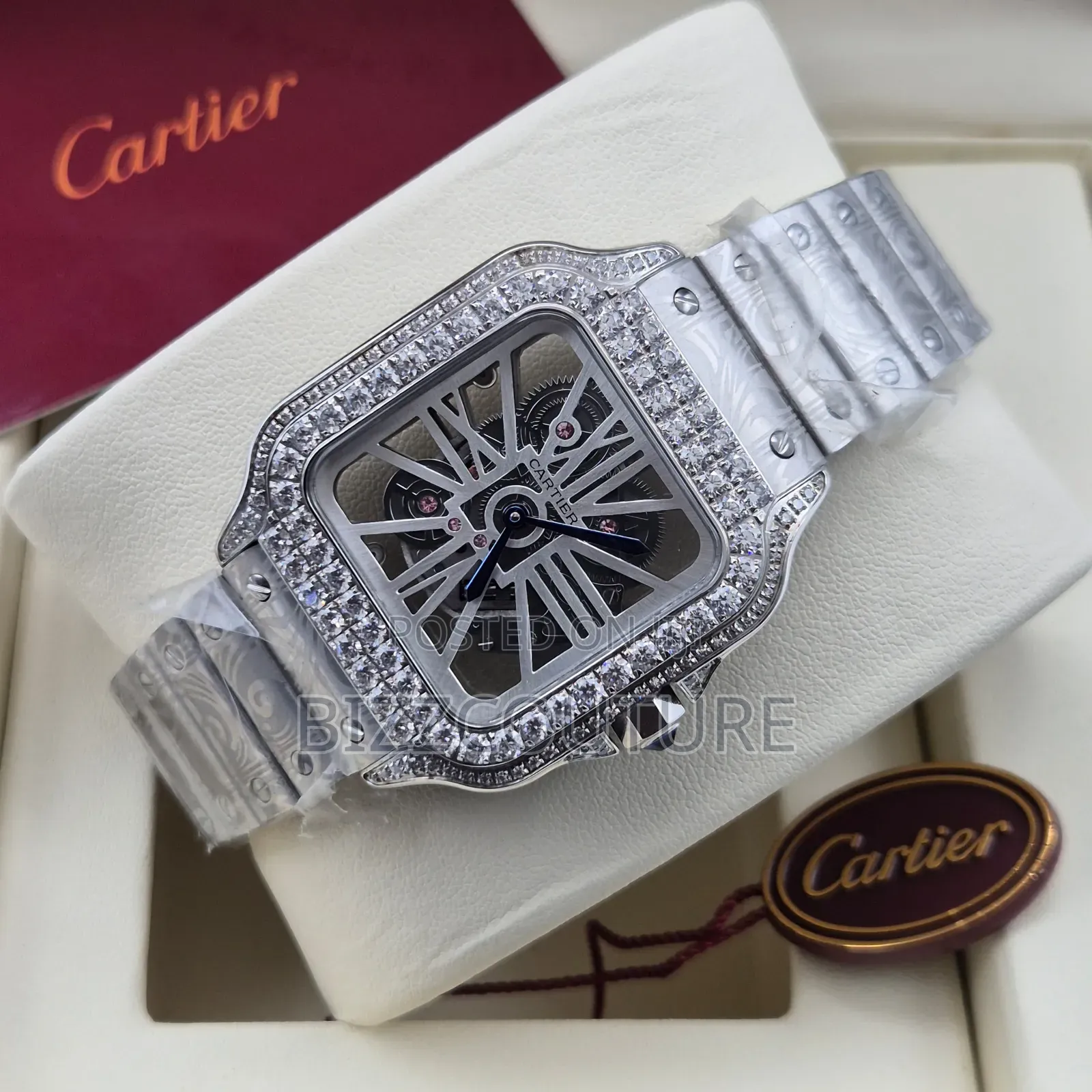 Original Cartier Silver Stainless Steel