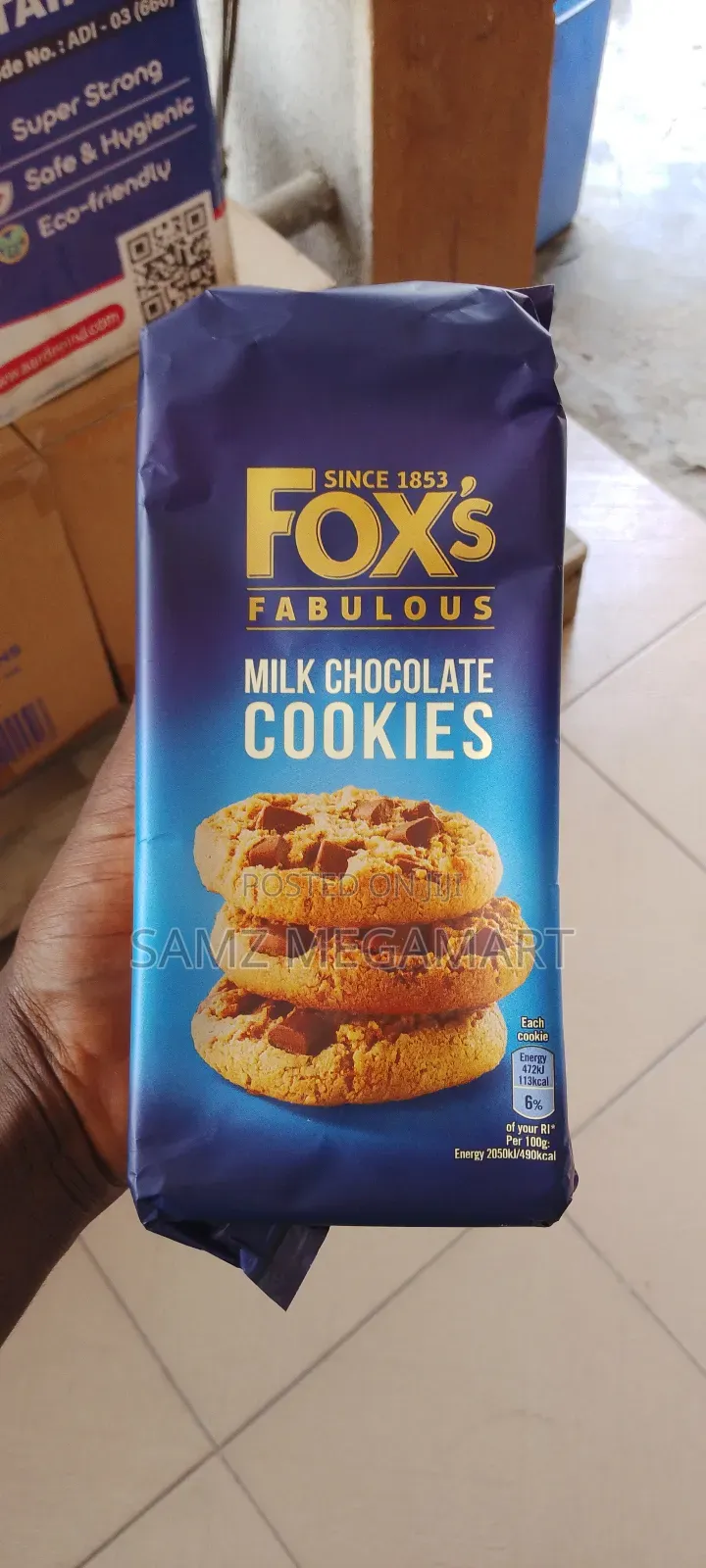 Fox Chocolate Cookies 8x180g