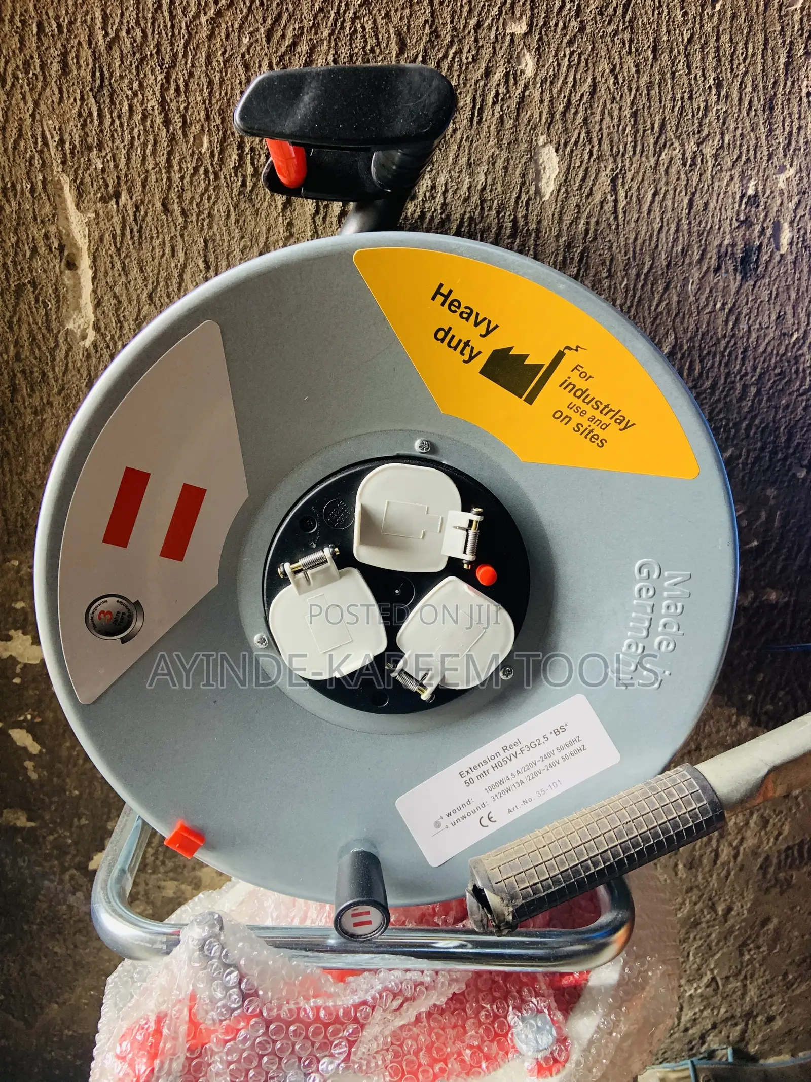Heavy Duty Extension Cable Reels(2.5mm)(50meter)