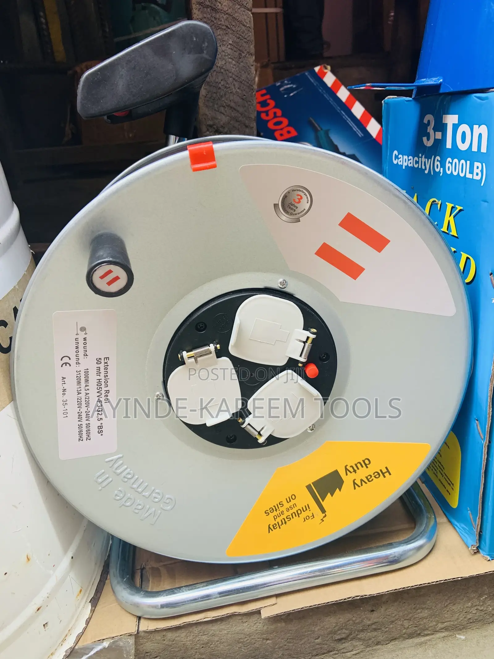 Heavy Duty Extension Cable Reels(2.5mm)(50meter)