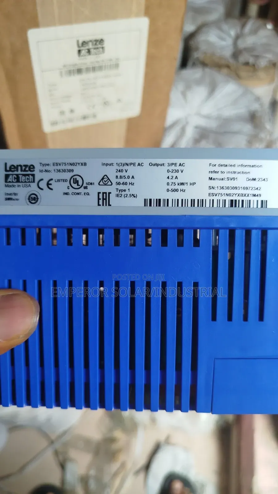 0.75kw Frequency Inverter Drive