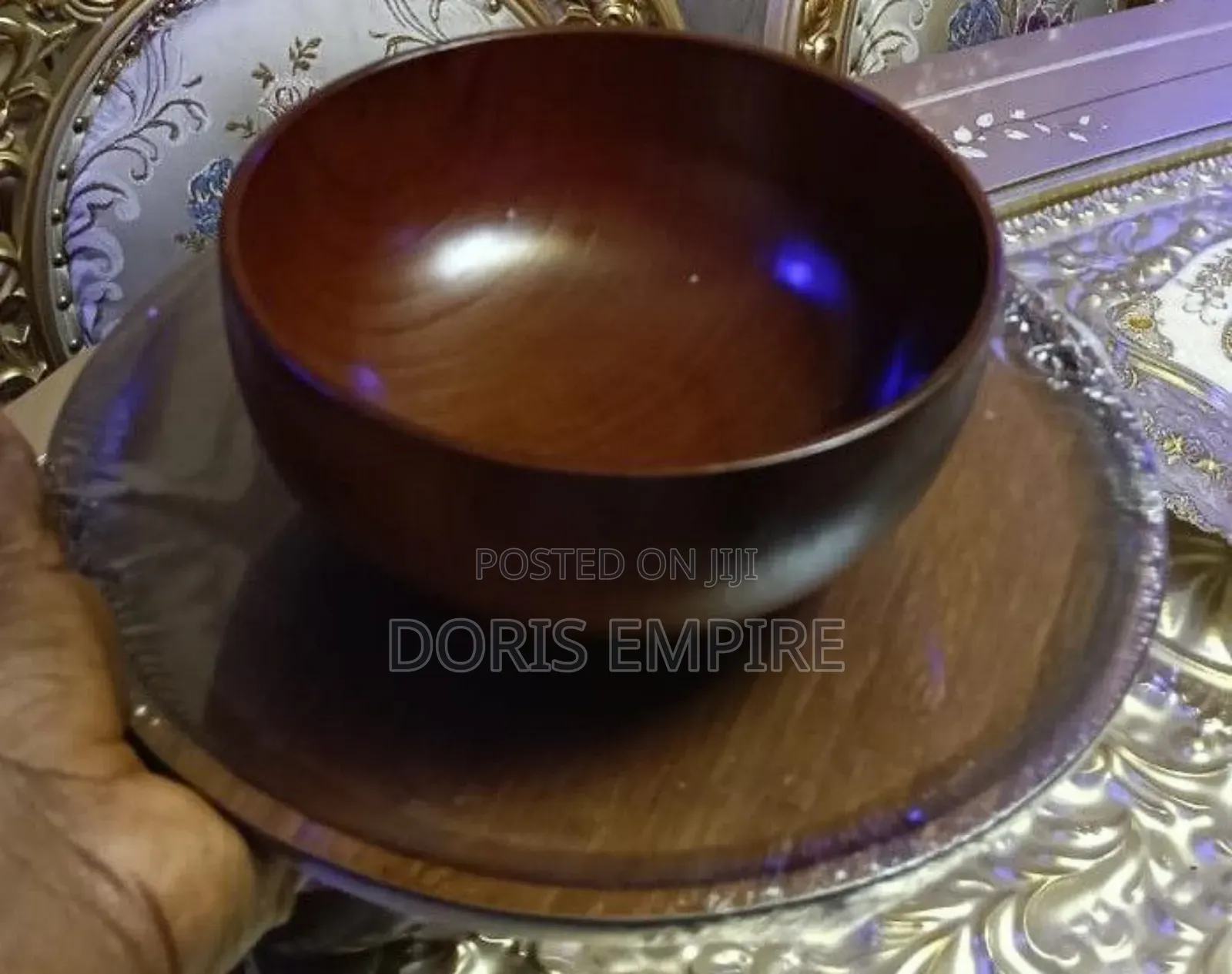 Qaulity 14cm Wooden Soup Bowl
Flat Wooden Plate 