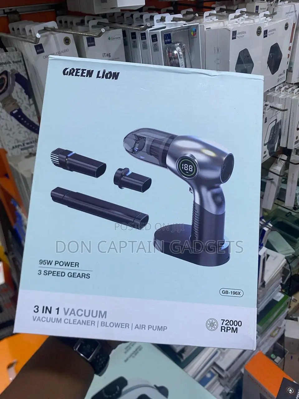 Green Lion 3 in 1 Vacuum Cleaner Blower Air Pump 95w