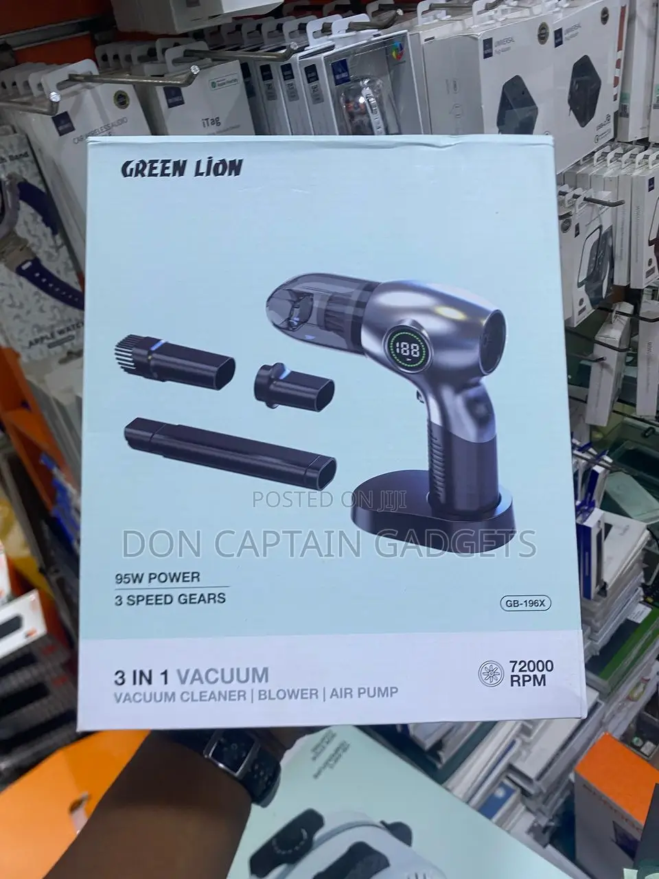 Green Lion 3 in 1 Vacuum Cleaner Blower Air Pump 95w