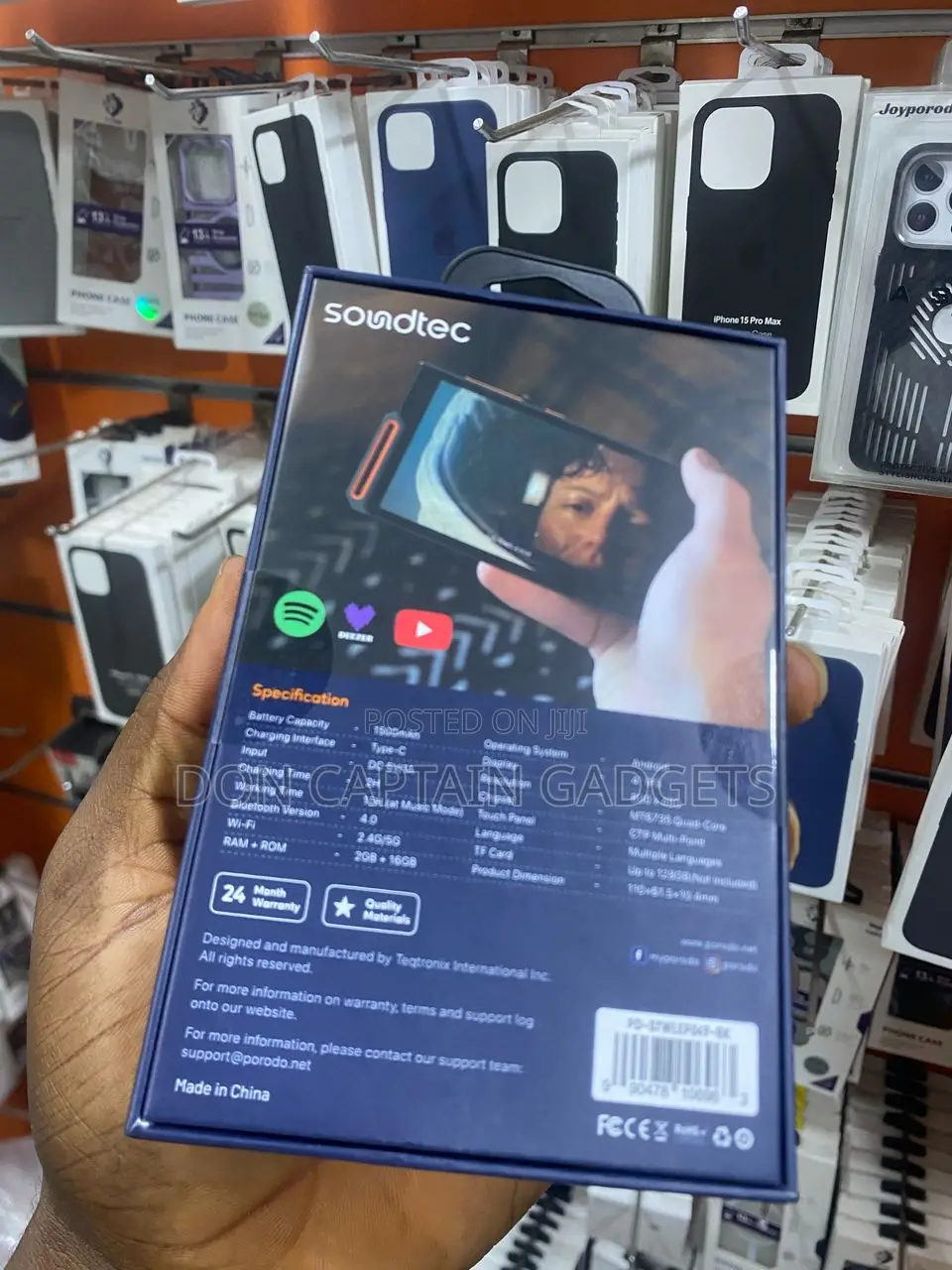 Porodo Soundtec Pod Pro Android Music Player