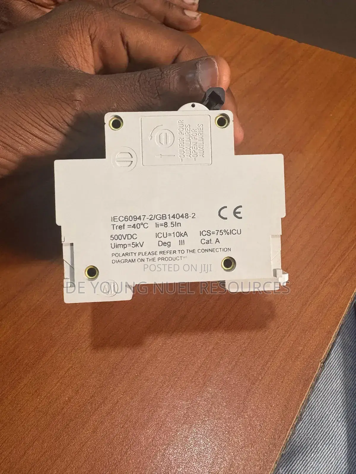 Electric Schneider Nc 120a /2 Pole Dc Breaker