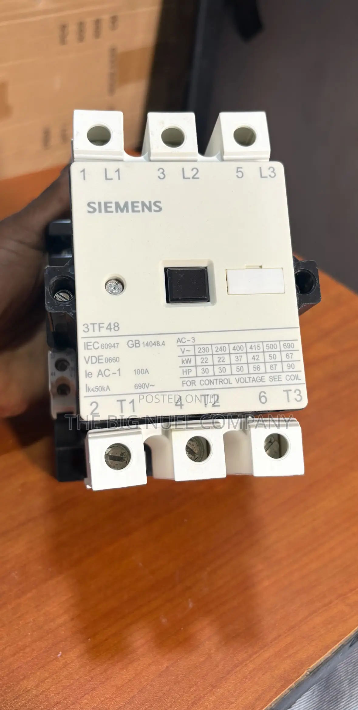 3tf48 /100a Siemens Contactor
