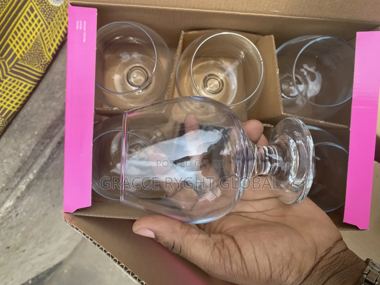 6pcs Cognac/Brandy Glass Cup