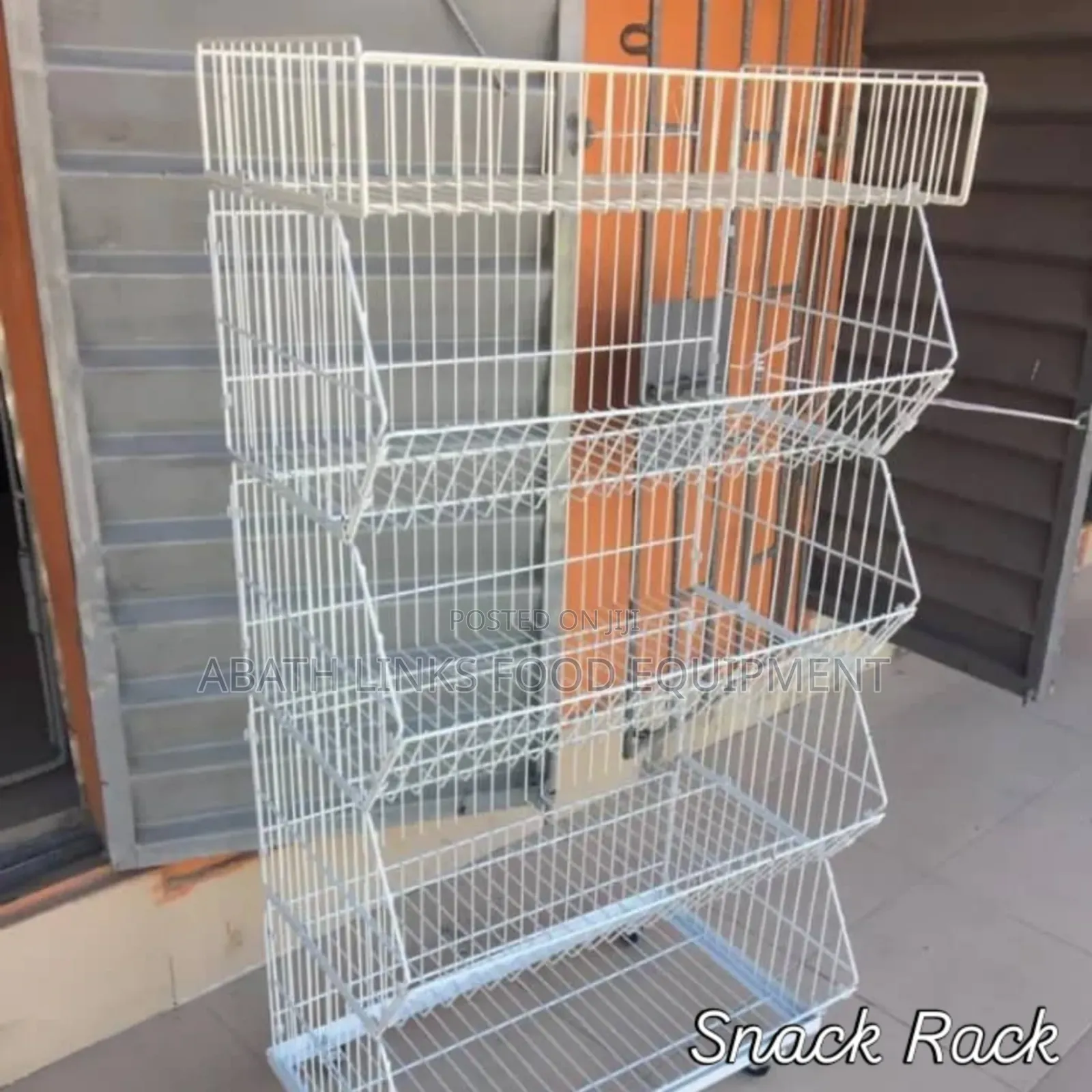 Snacks Rack White Colour