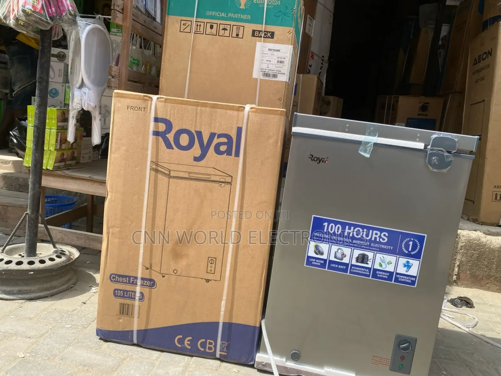 New Royal 105l Chest Freezer Faster Cooling Warranty 1year