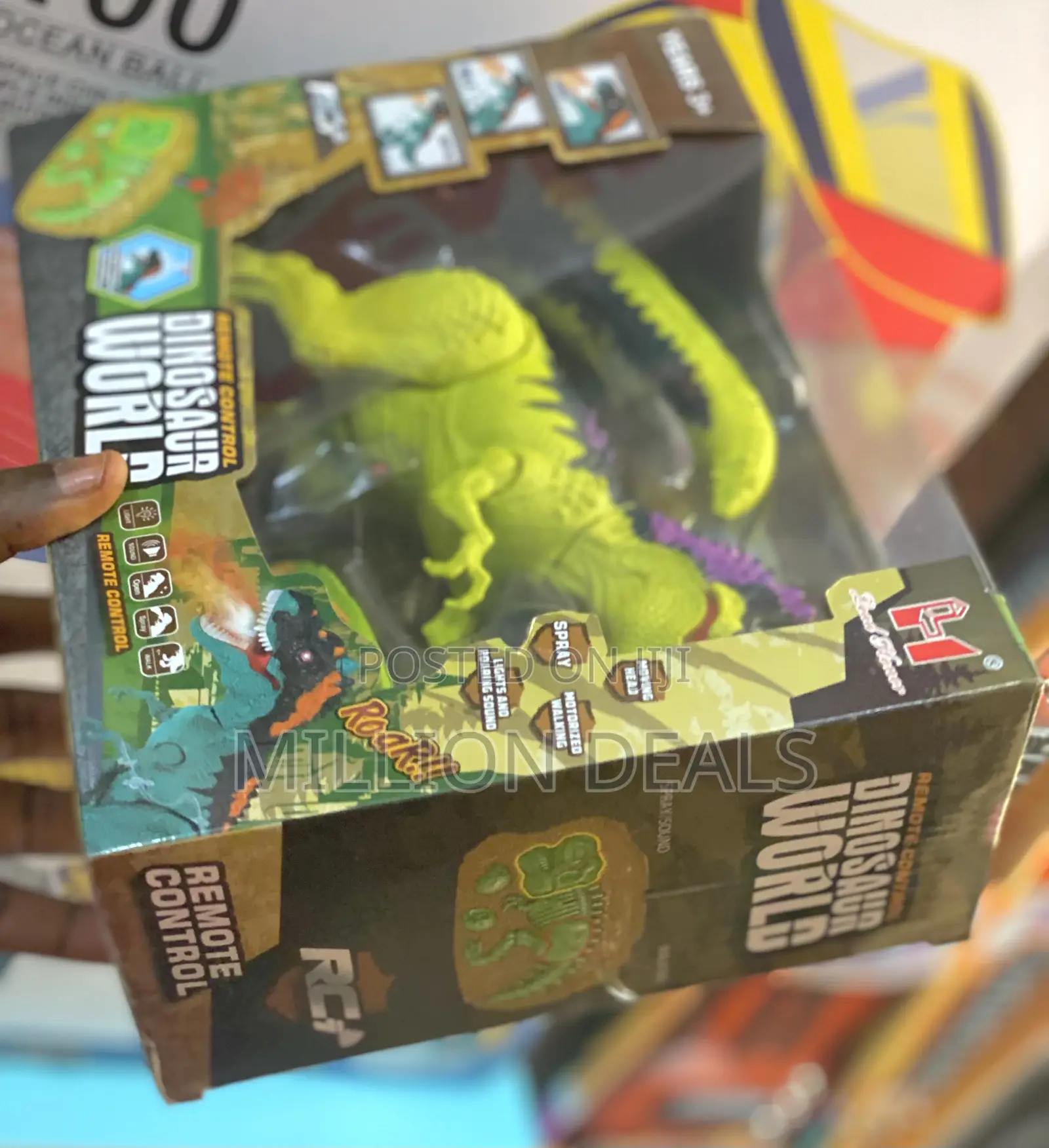 Remote Controllable Dinosaur World Kids Toy Ages 3+