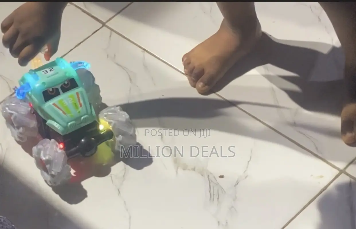 Remote Controlled Stunt Light Kids Toy Car Ages 3+
