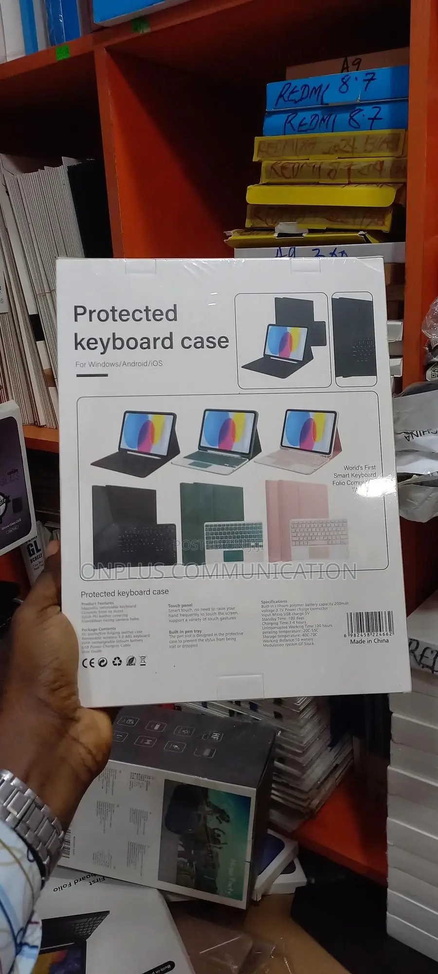 Samsung Tab S7/S8 Bluetooth Keyboard Case