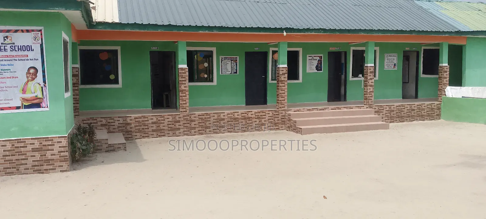 A Functioning School on Full Plot of Land for Sale