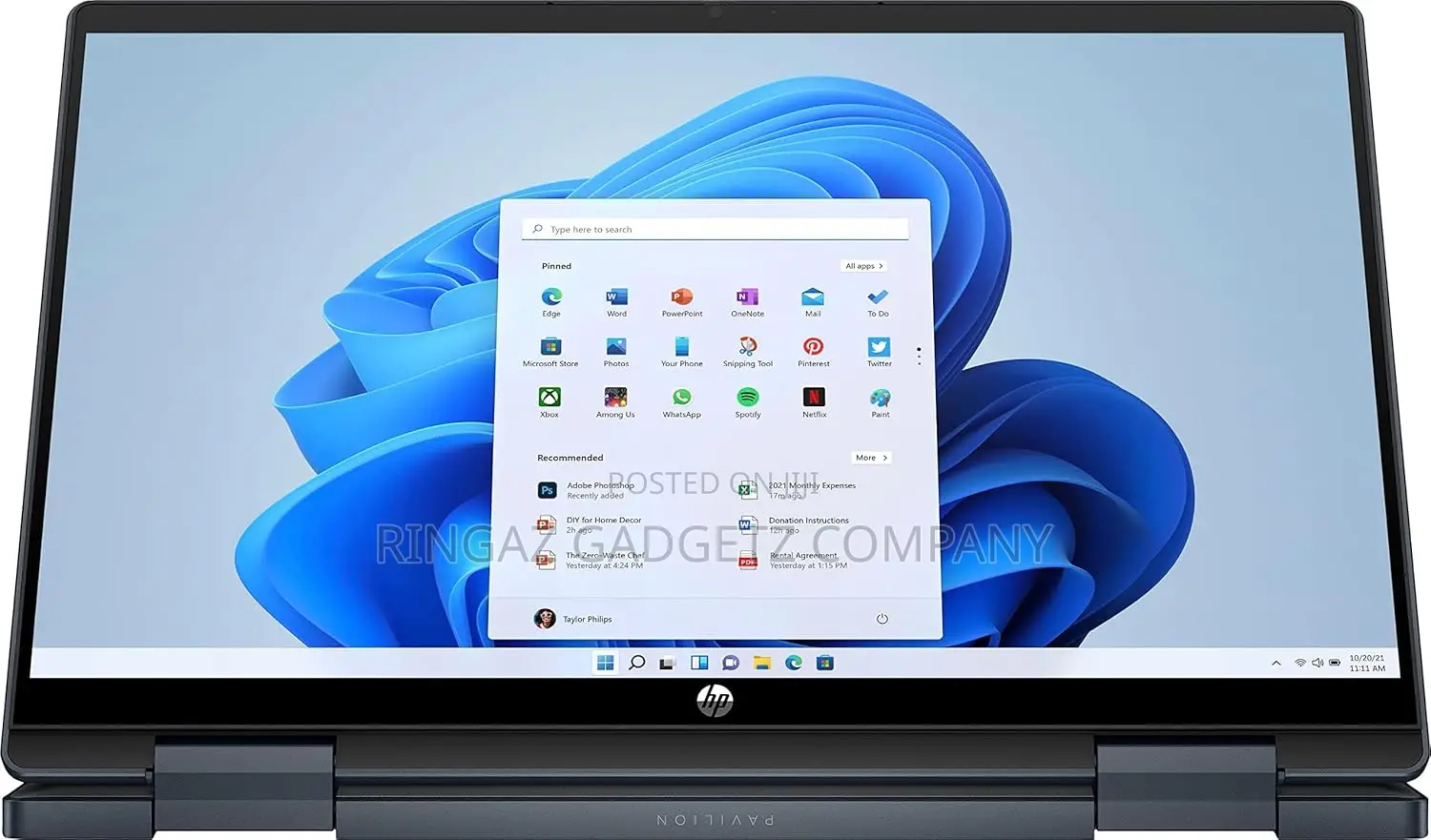 New Laptop HP Pavilion X360 8GB Intel Core I3 SSD 256GB