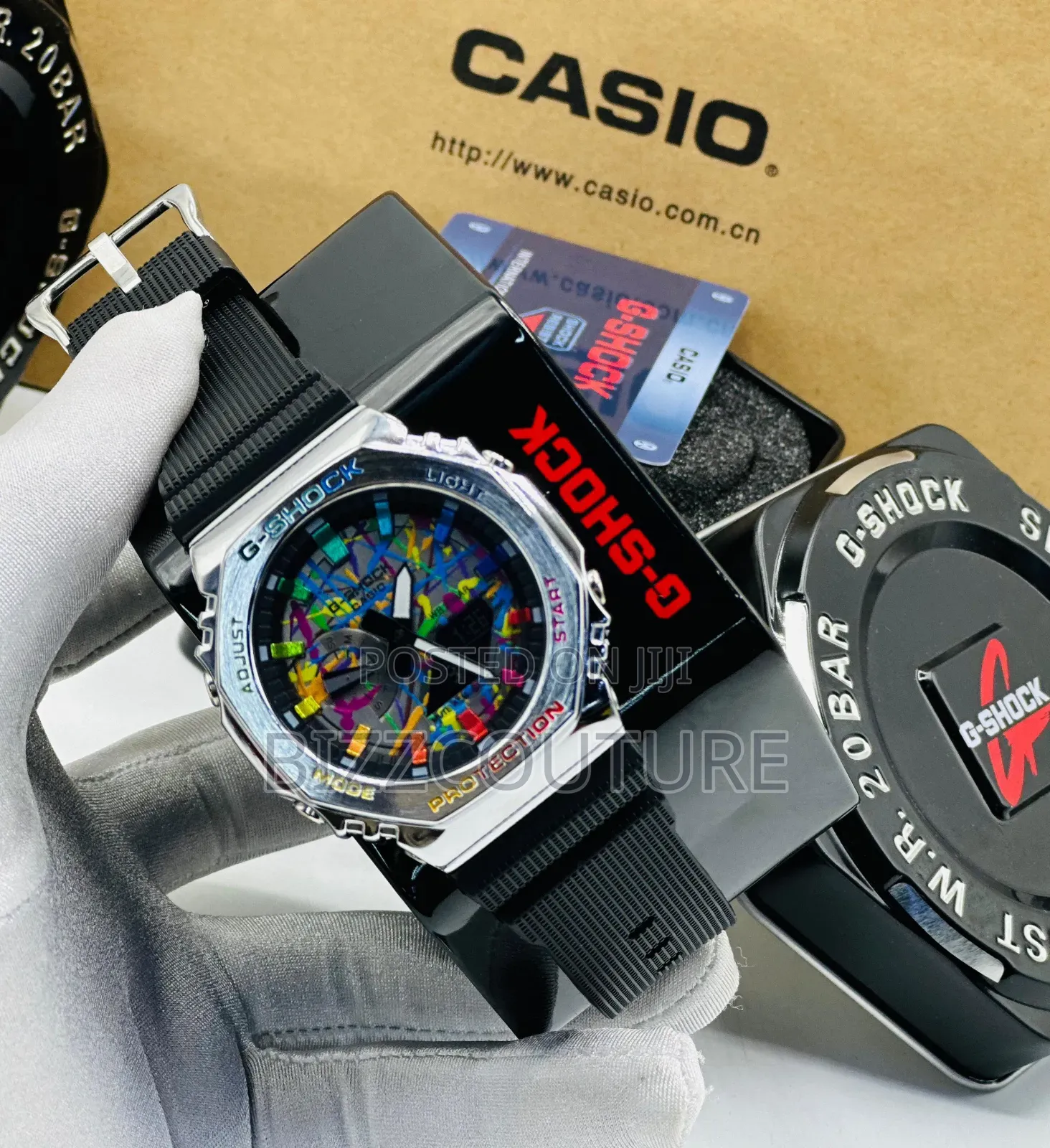 Original G-Shock Black Rubber Strap Watch