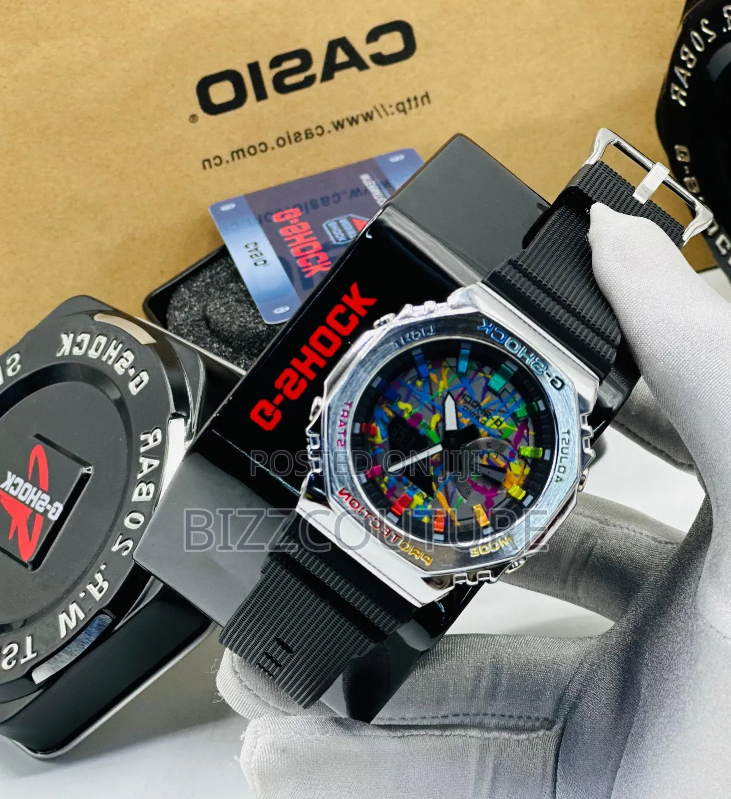 Original G-Shock Black Rubber Strap Watch