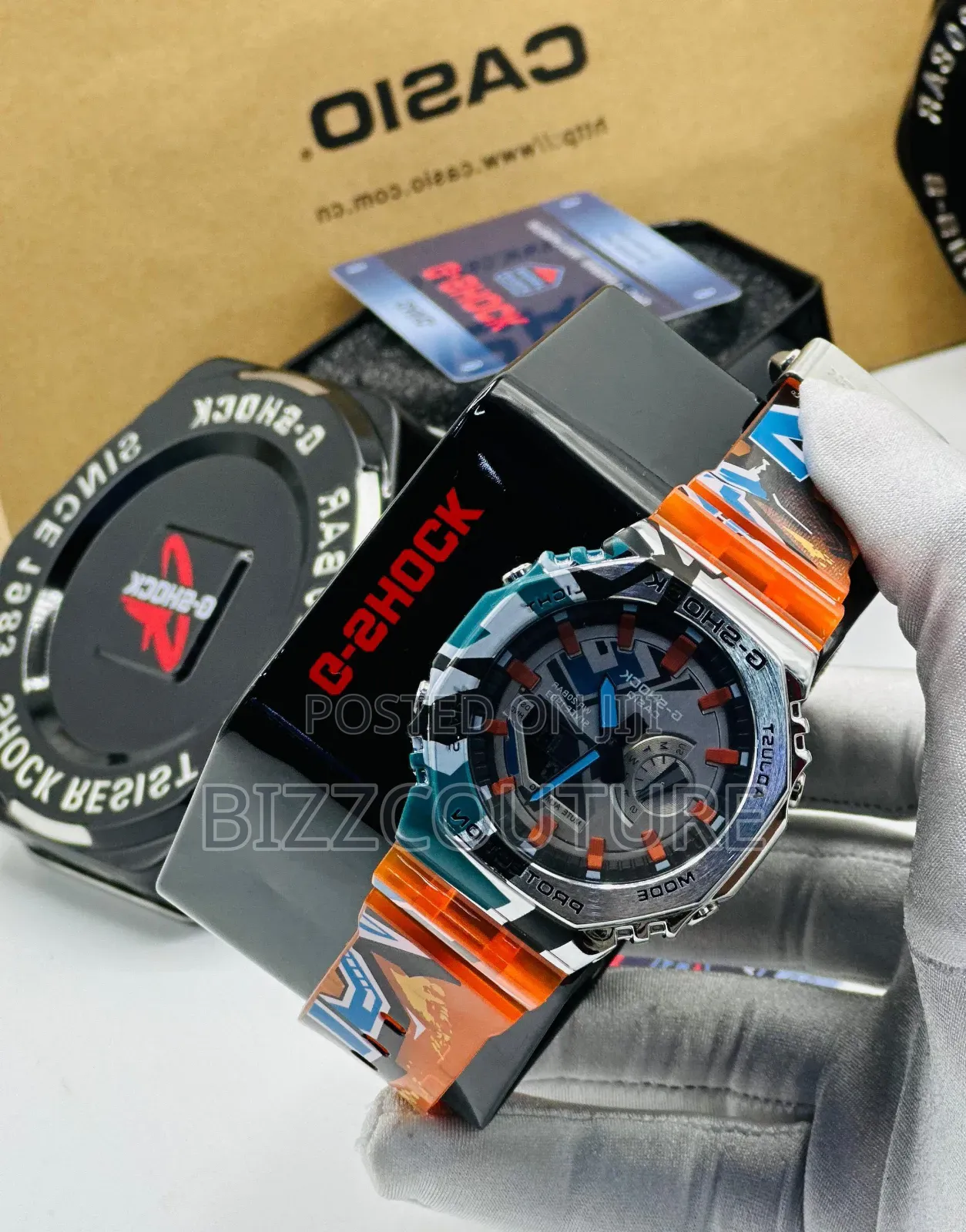 Original Casio G-Shock Rubber Strap Watch Available in Store