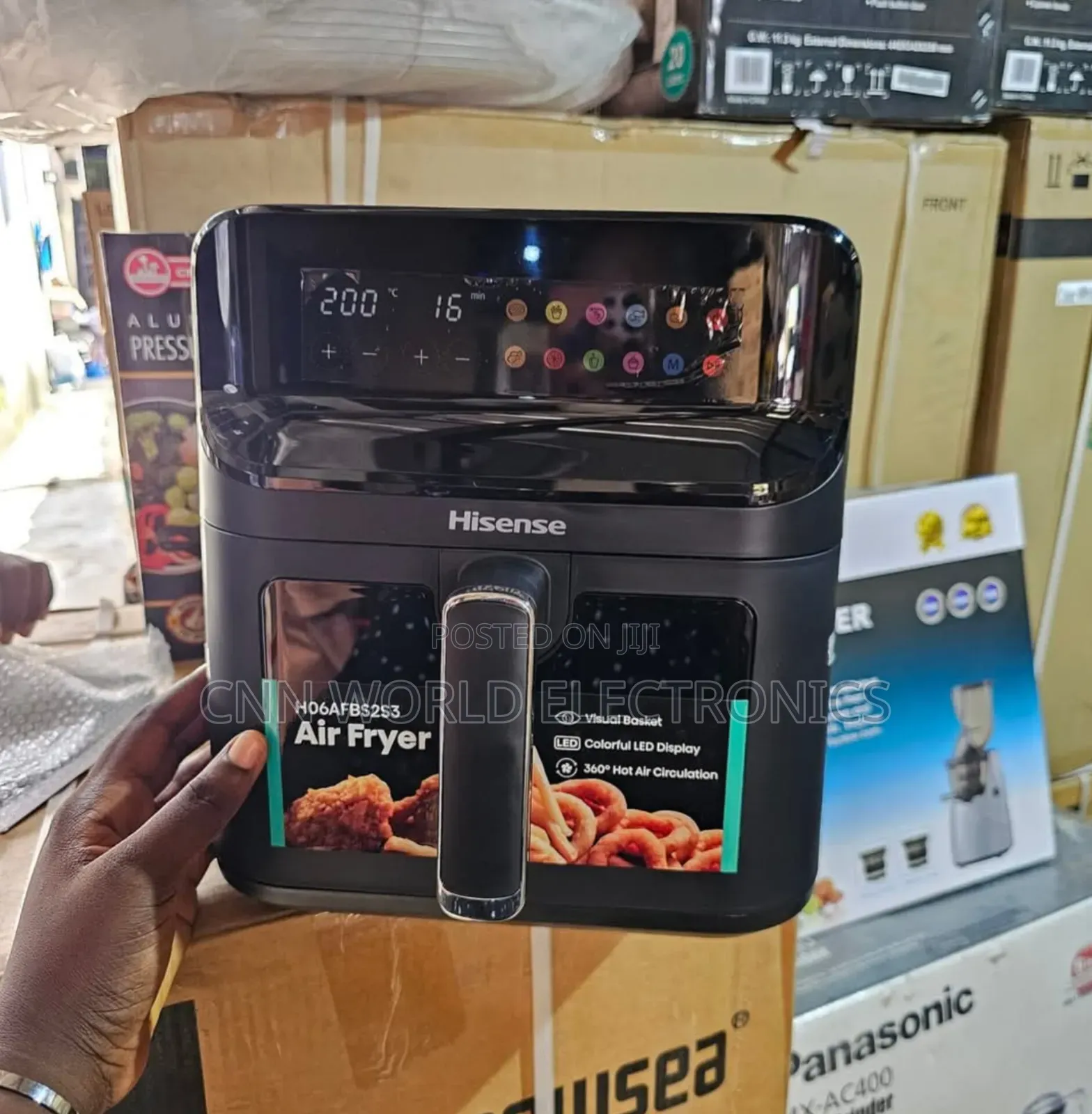 New Hisense Air Fryer (6.7l)Digital Display (H06afbs2s3)
