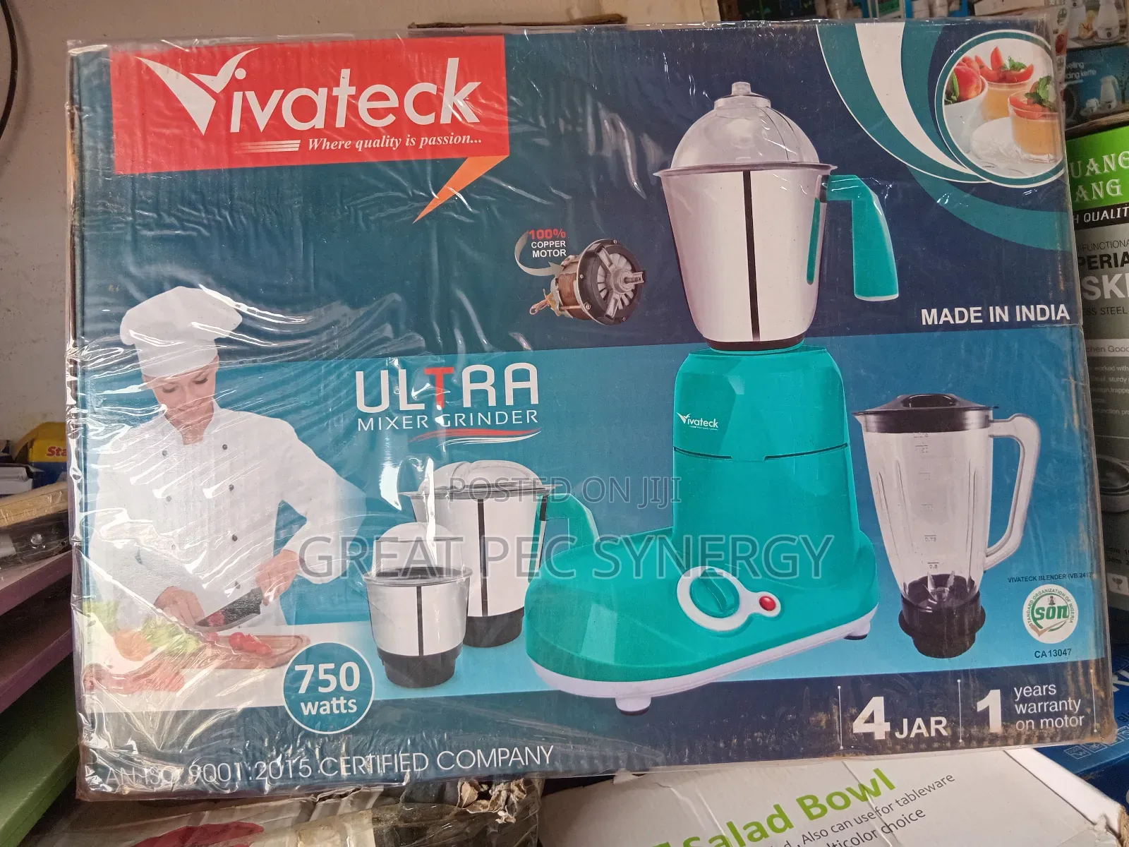 Vivateck Ultra 750w 4 Jar Blender