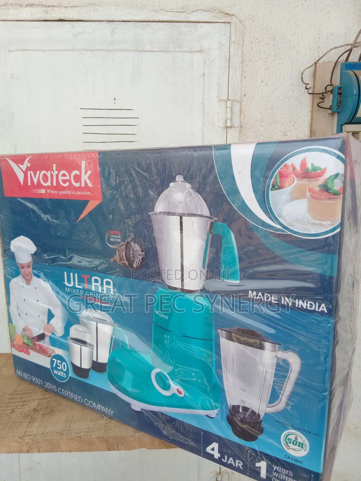 Vivateck Ultra 750w 4 Jar Blender