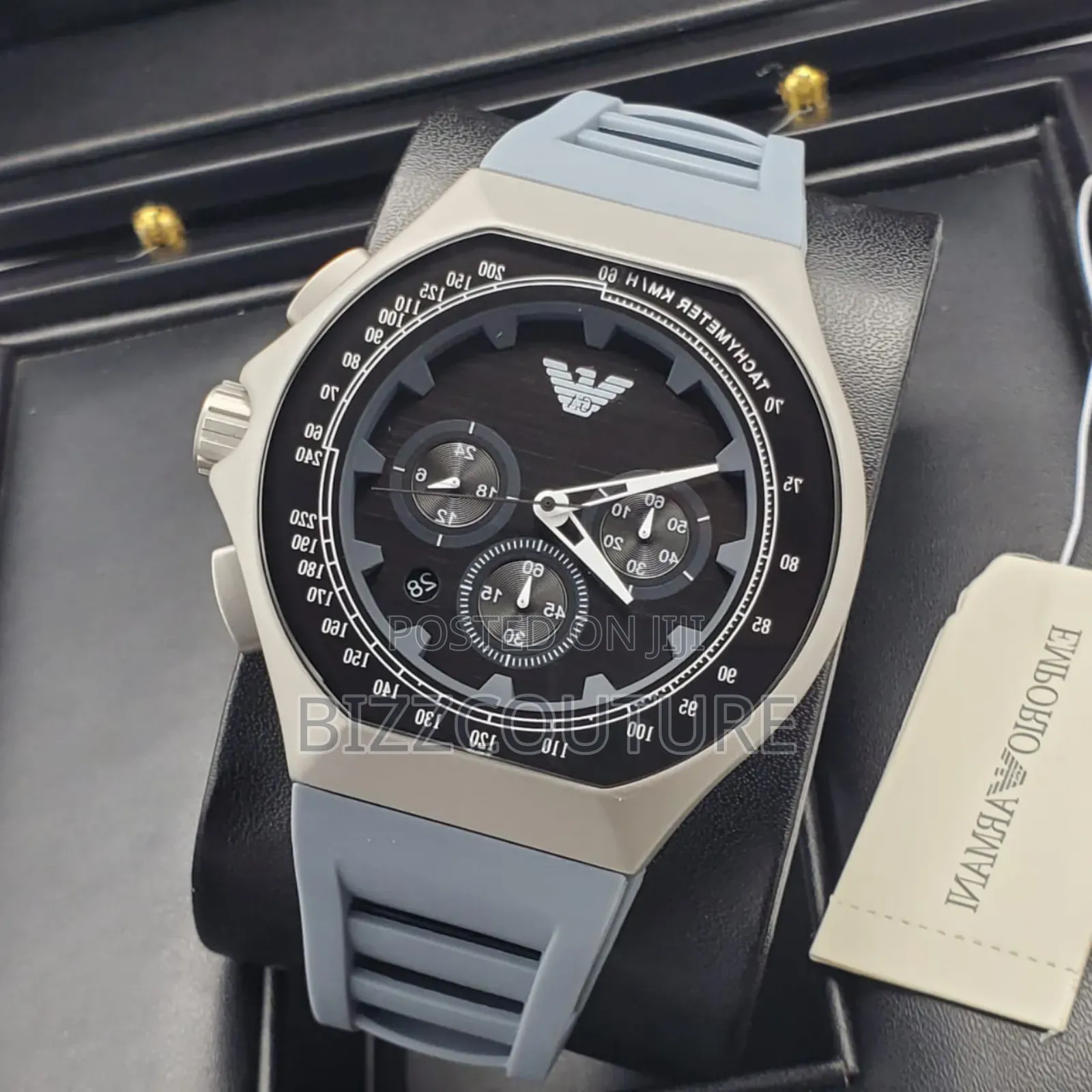 Original Emporio Armani Gray Rubber Watch