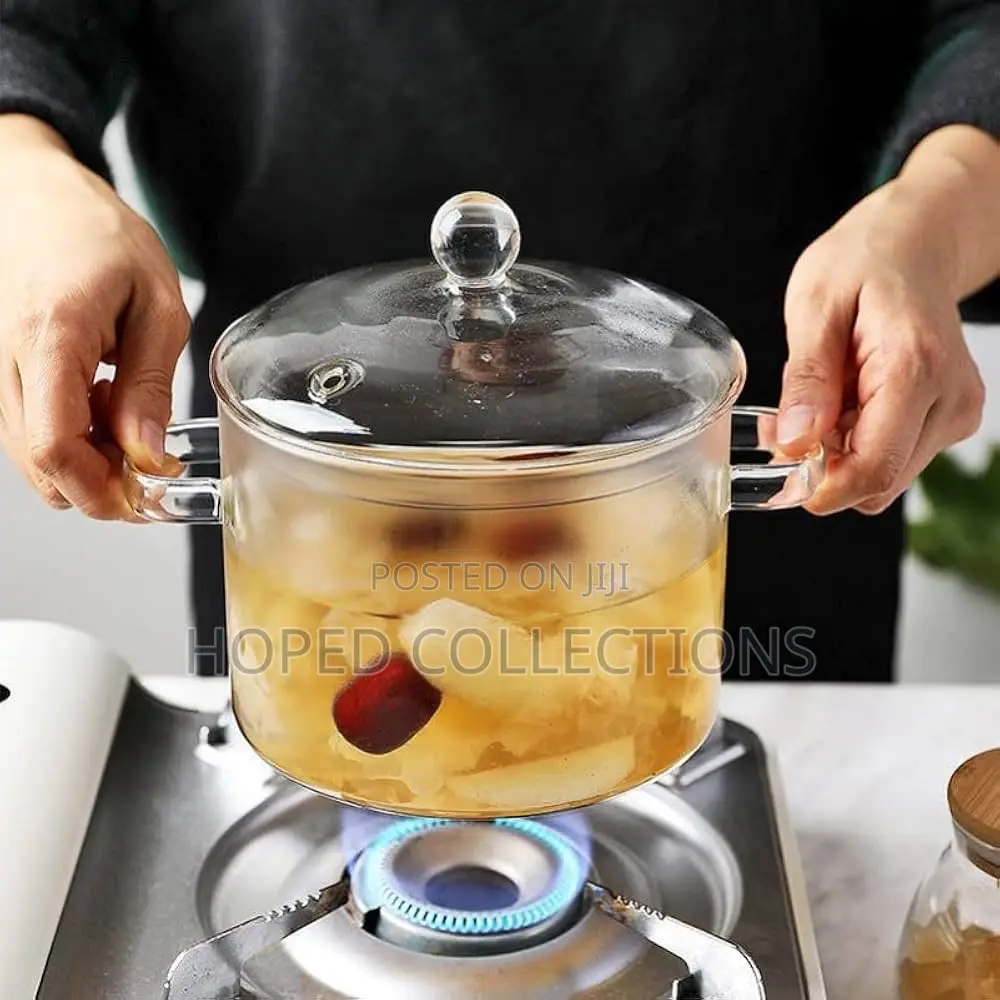 Glass Saucepan With Cover