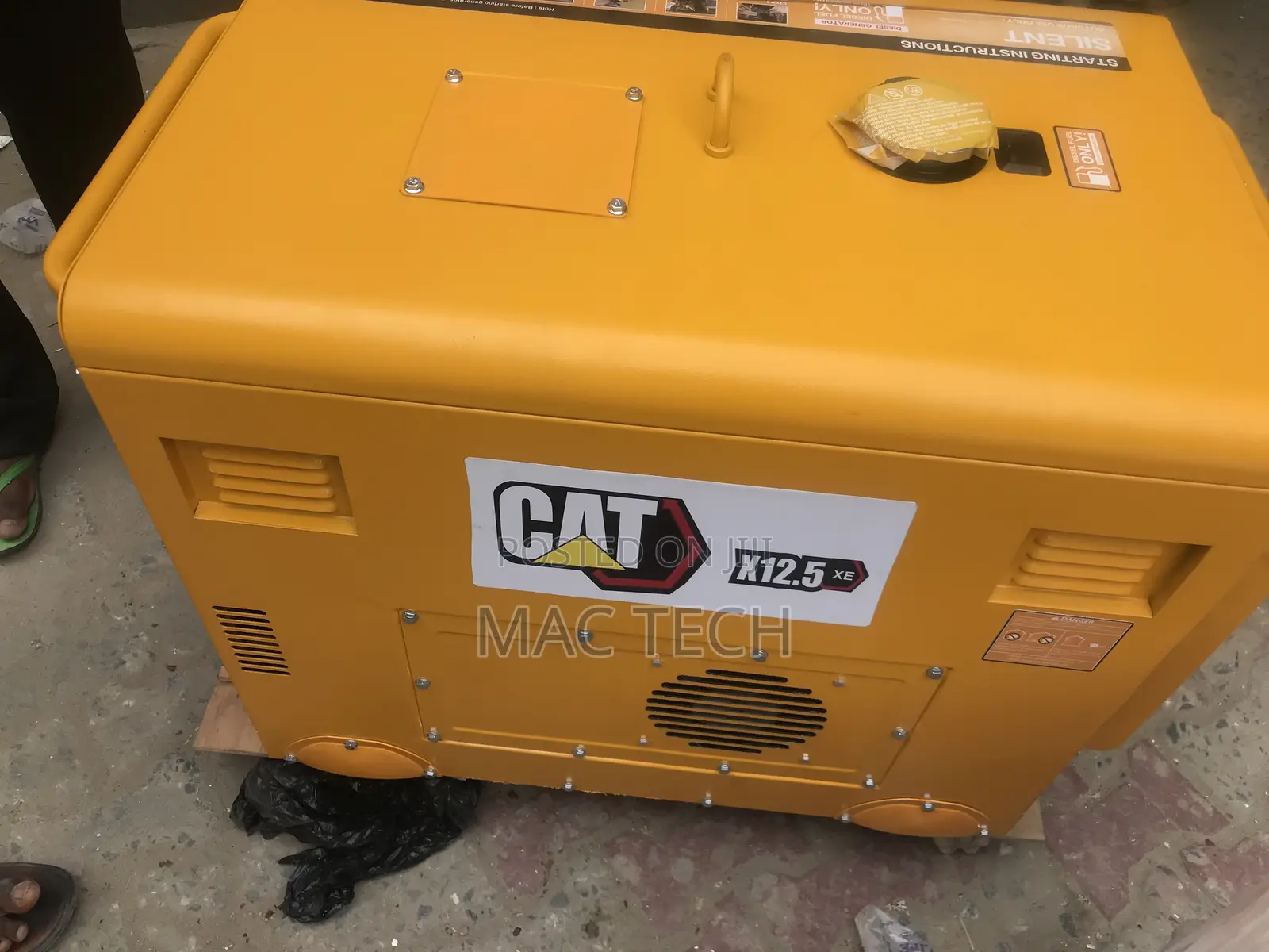 Cat 12kva Soundproof Generator. Pure Copper.