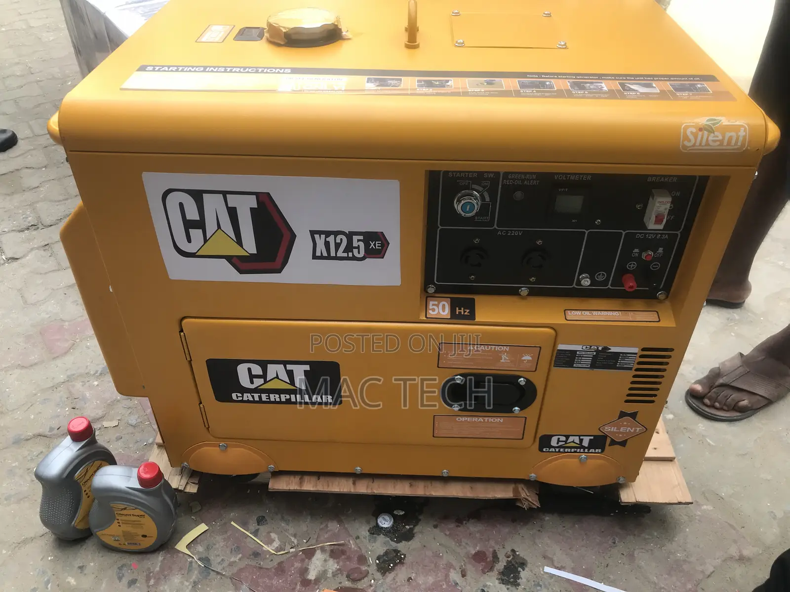 Cat 12kva Soundproof Generator