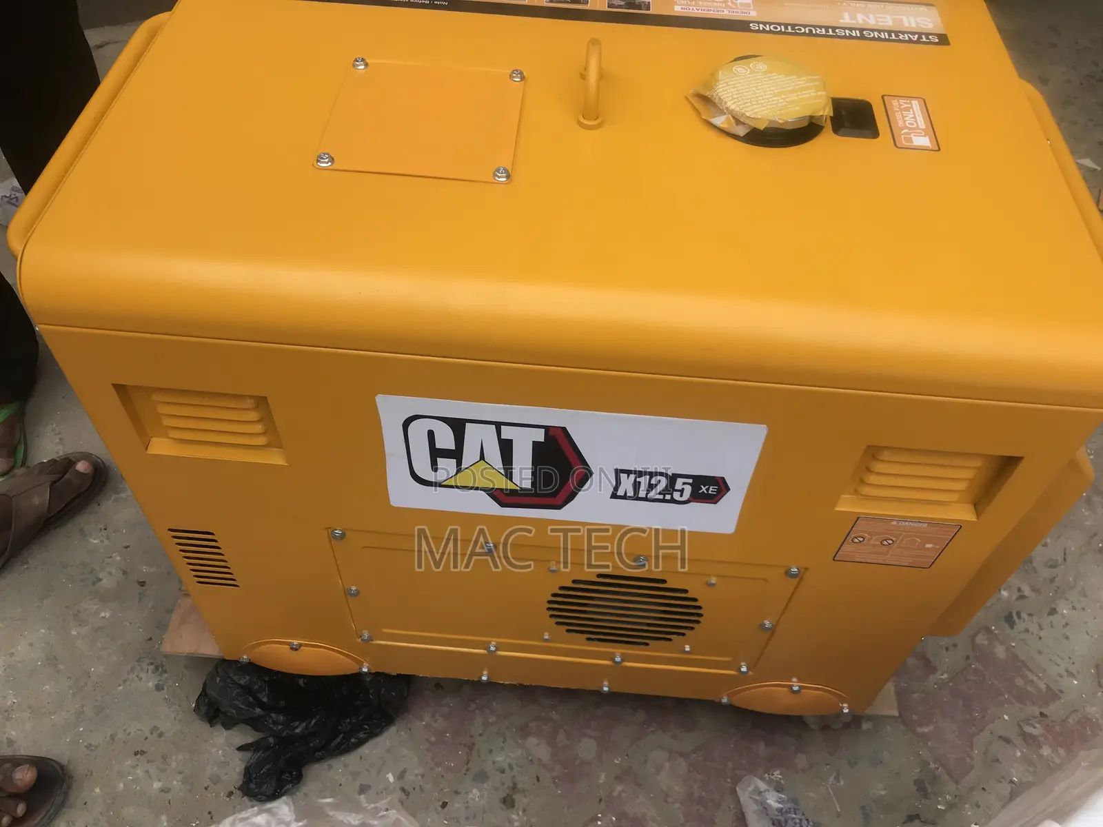 Cat 12kva Soundproof Generator